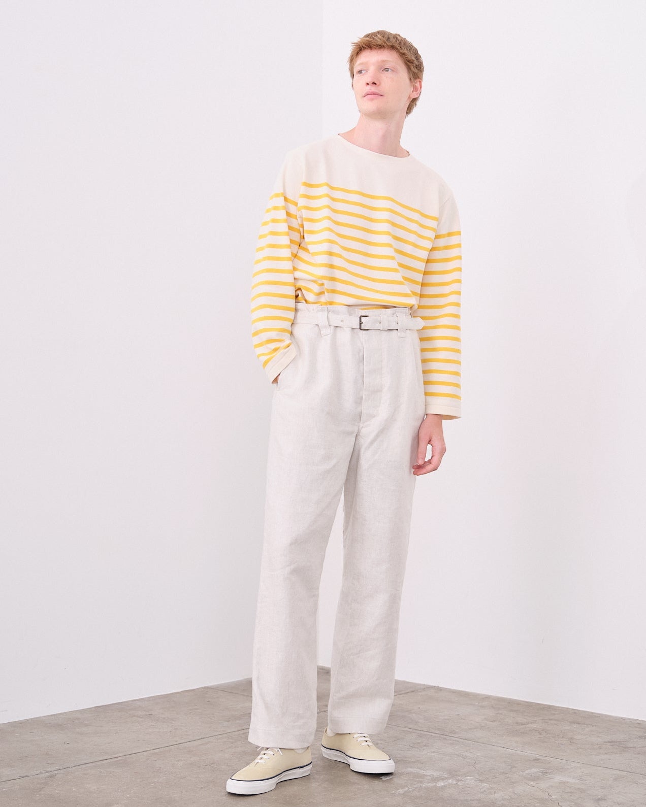 DOCKER PANTS / LINEN CANVAS – ANATOMICA OFFICIAL ONLINE STORE