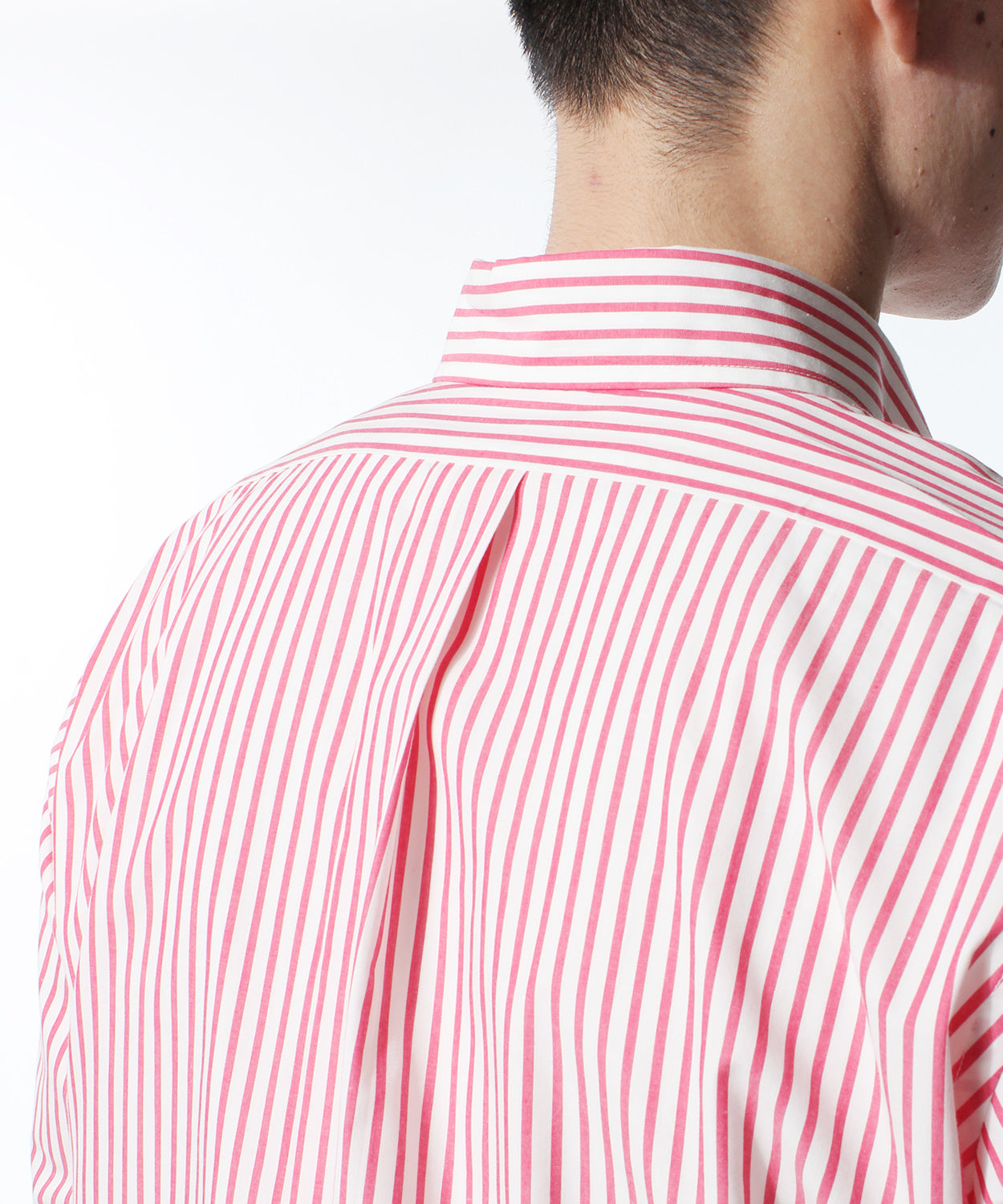 BD SHIRT / CANDY STRIPE PINK