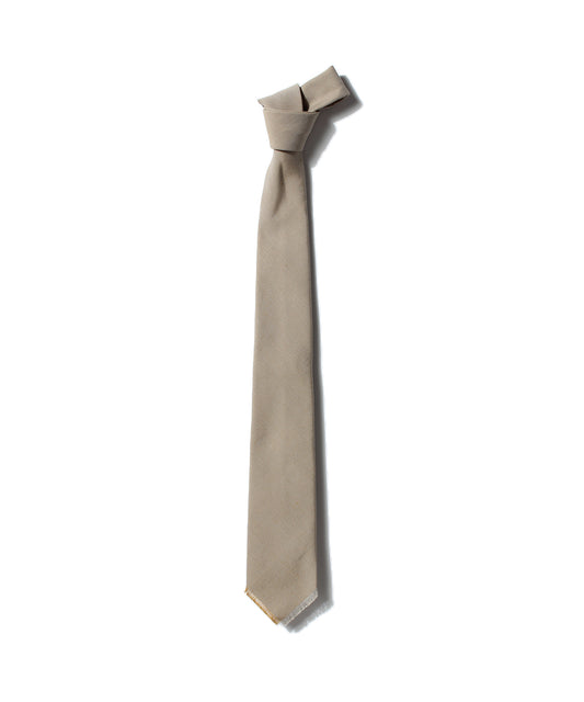 HAND FRINGE TIE / CHANGENG POPLYN