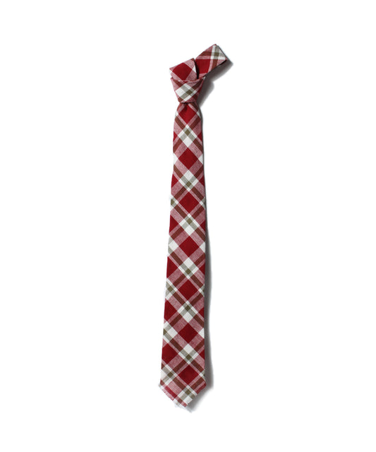 HAND FRINGE TIE / HL MADRAS