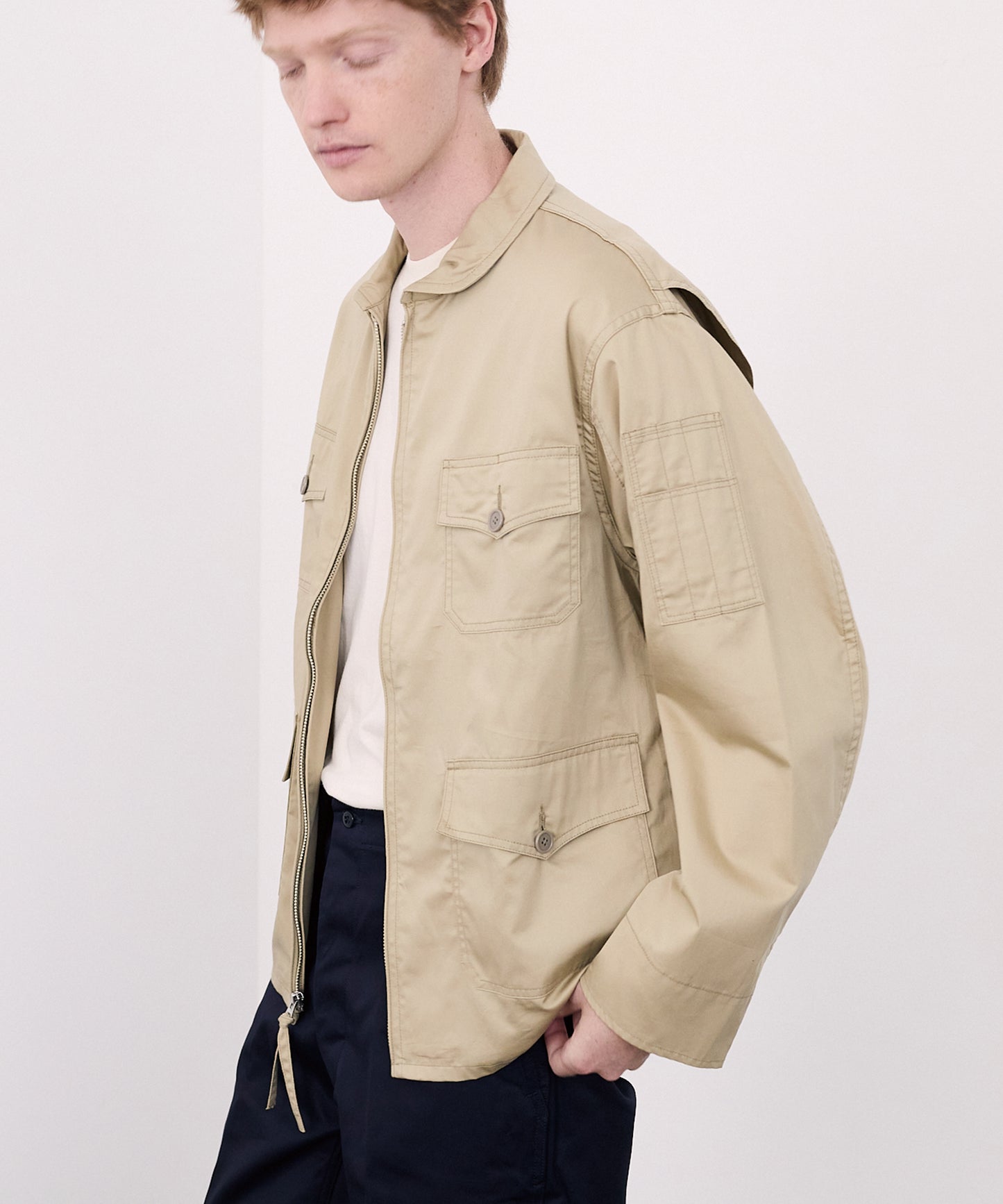 USN FLIGHT JACKET / KHAKI