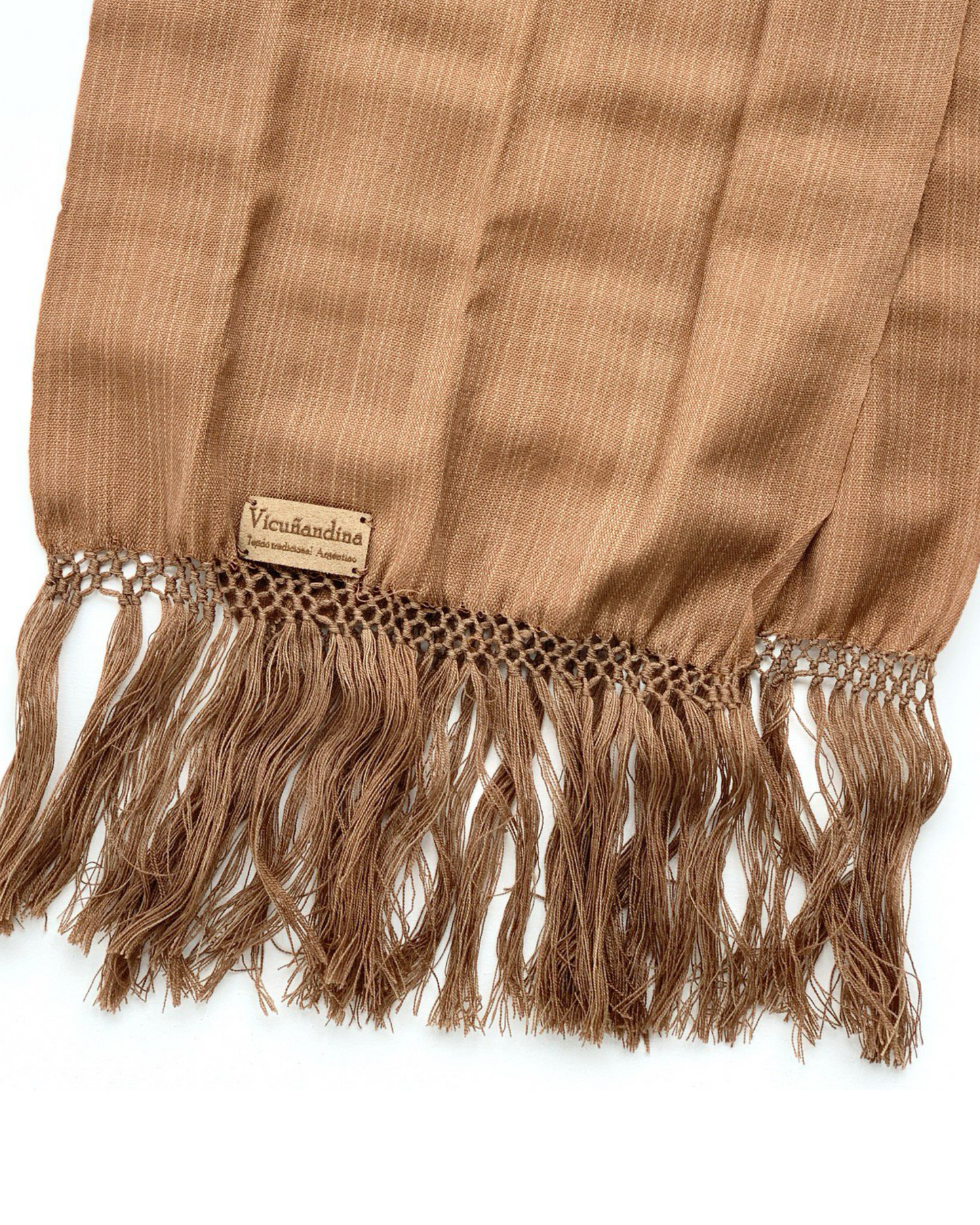 VICUNANDINA SCARF / SMALL BROWN