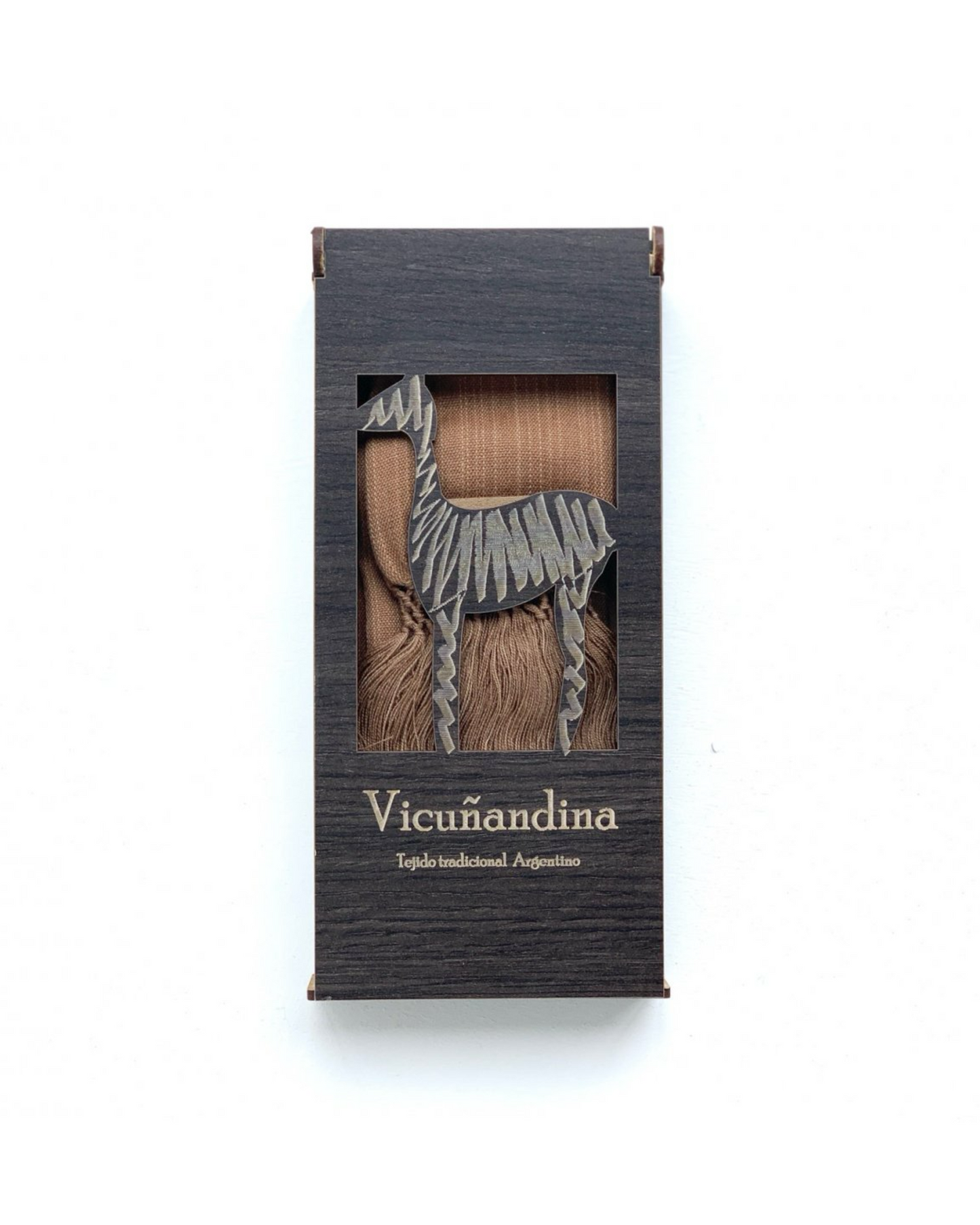 VICUNANDINA SCARF / SMALL BROWN