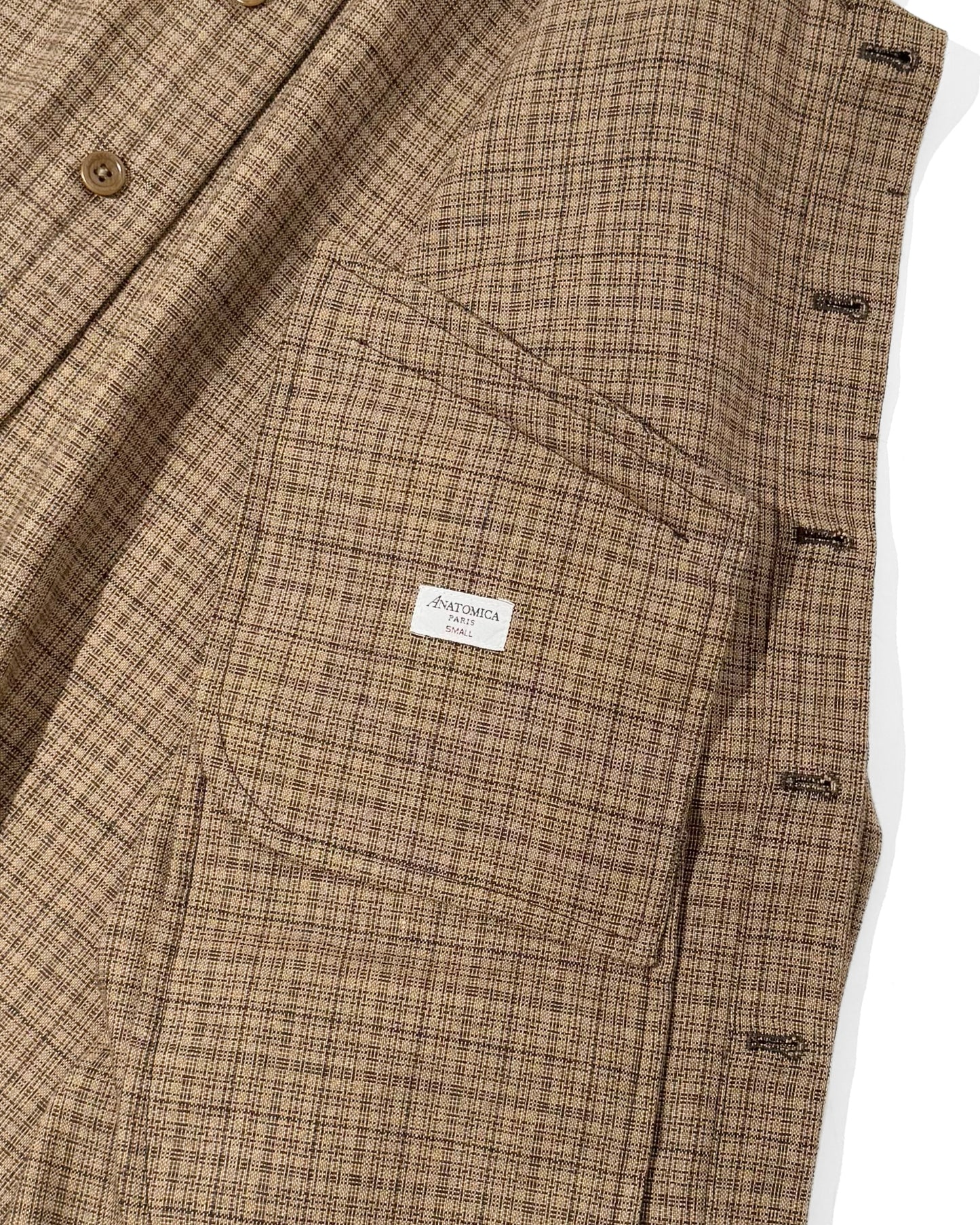 ARTHUR LINEN / WOOL CASHMERE MULTI CHECKS