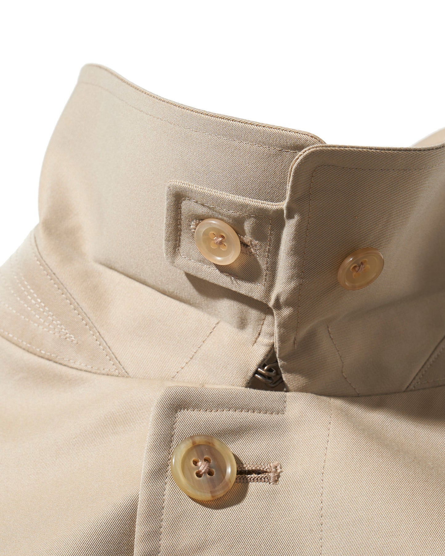 SINGLE RAGLAN COAT 1 / GABARDINE BEIGE