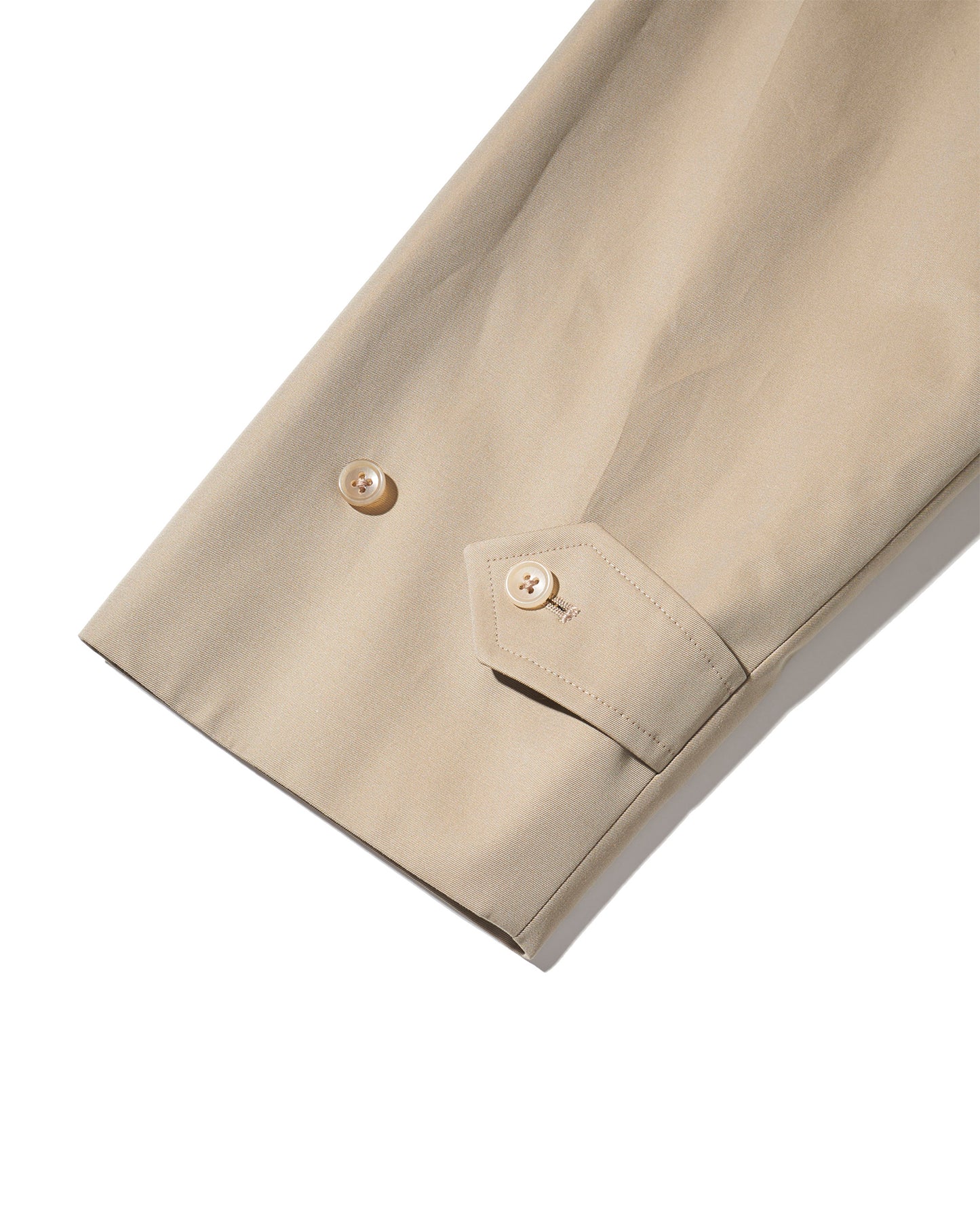 SINGLE RAGLAN COAT 1 / GABARDINE BEIGE