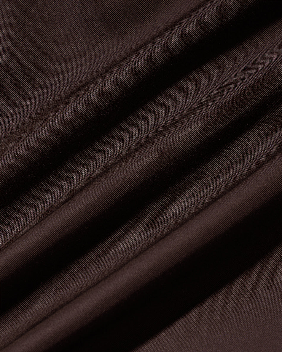 SINGLE RAGLAN COAT 1 / GABARDINE BROWN