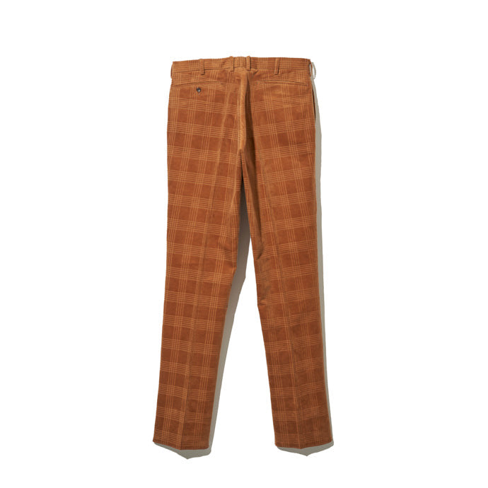 TRIM FIT PANTS / CHECK CORDUROY