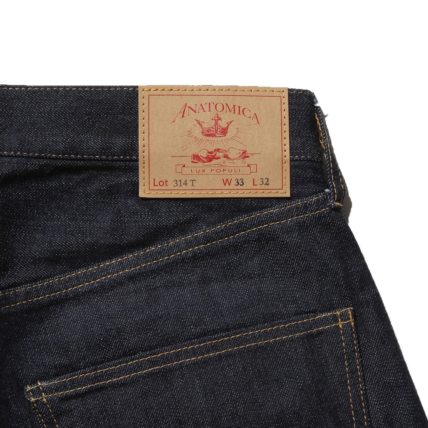 314 TAPERED / INDIGO NON WASH