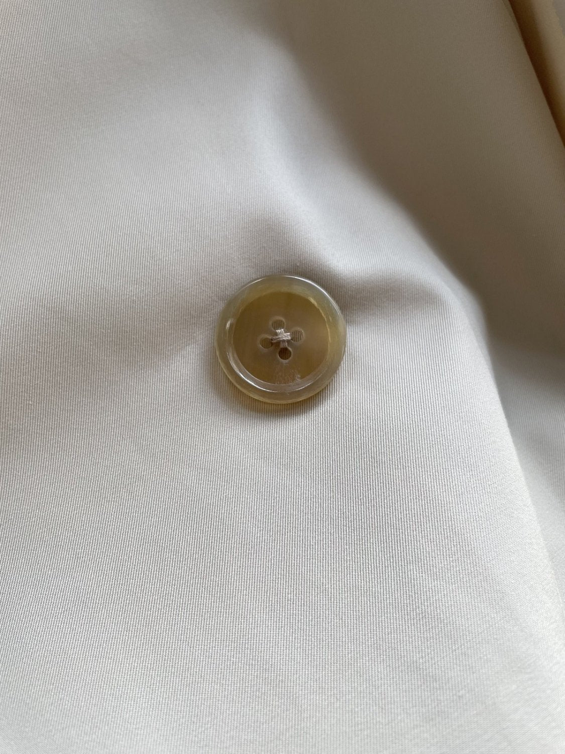 TRENCH COAT / COTTON GABARDINE OYSTER