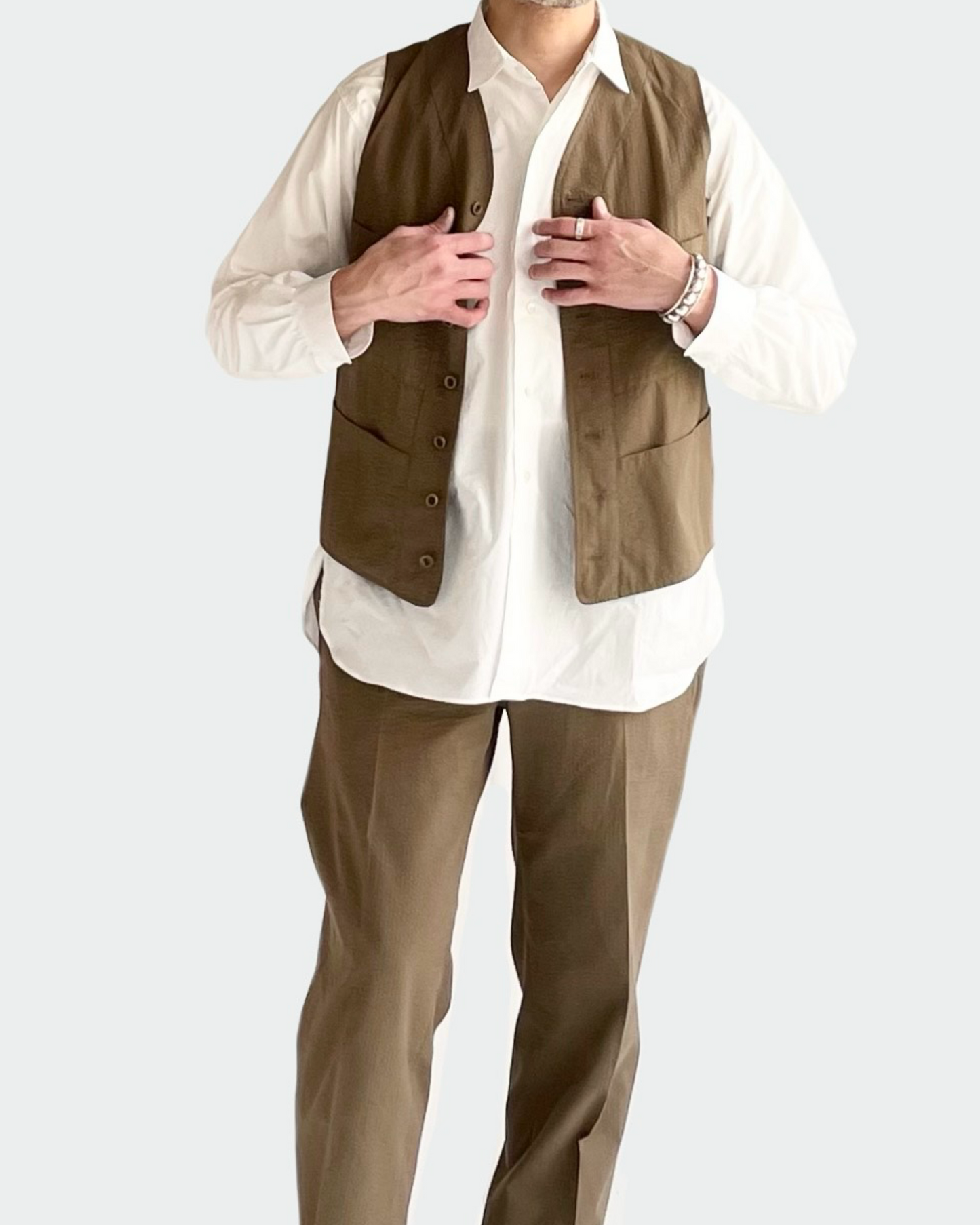 BJ PANTS / SEEASUCKER KHAKI