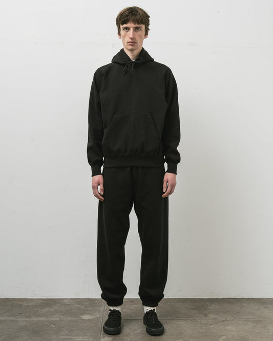 SWEAT RAGLAN PARKA / BLACK