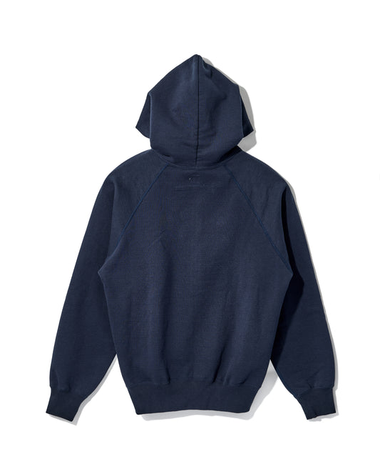 SWEAT RAGLAN PARKA / NAVY