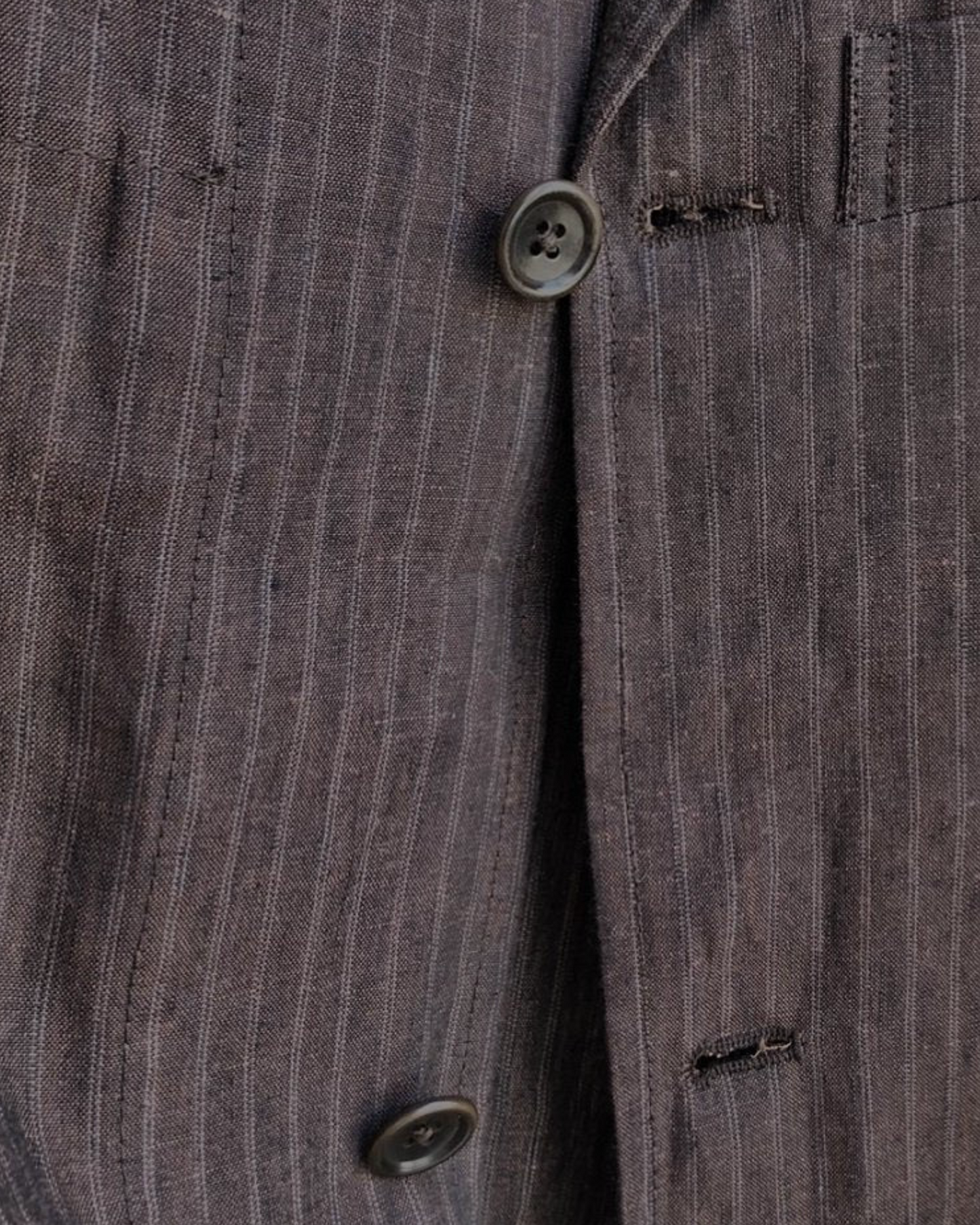 BLOUSE VILLETTE / LINEN STRIPES