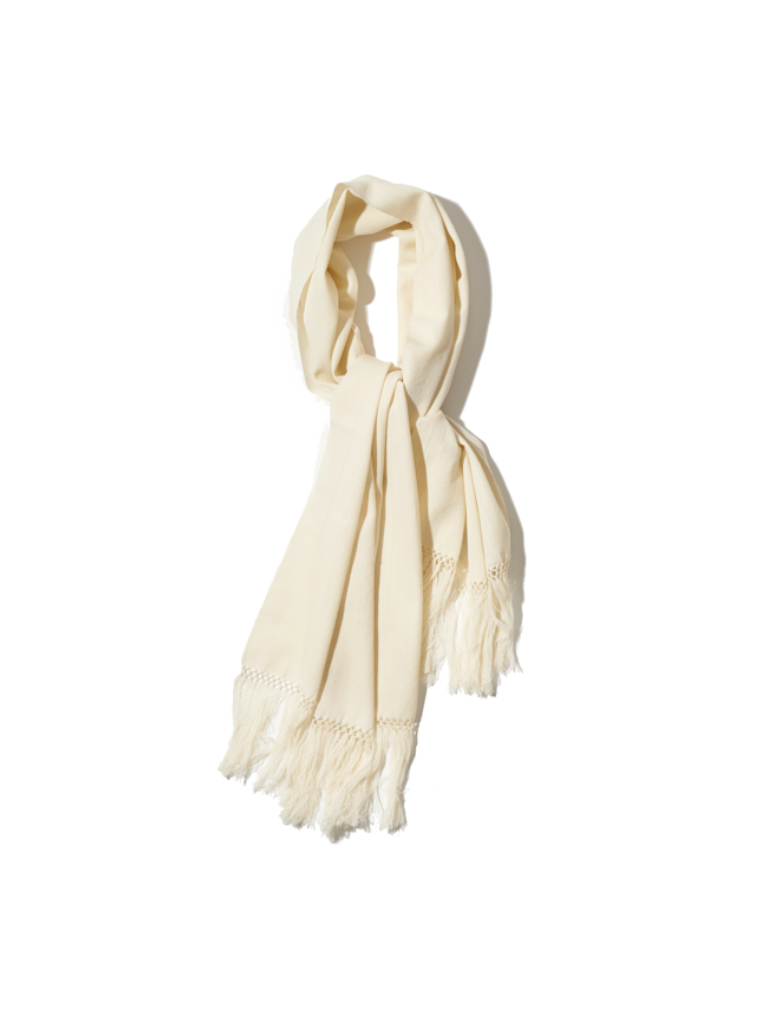 VICUNANDINA SCARF / LARGE WHITE