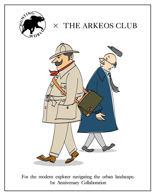 THE ARKEOS CLUB × HUNTING WORLD｜別注「Shoulder Bag」発売のお知らせ