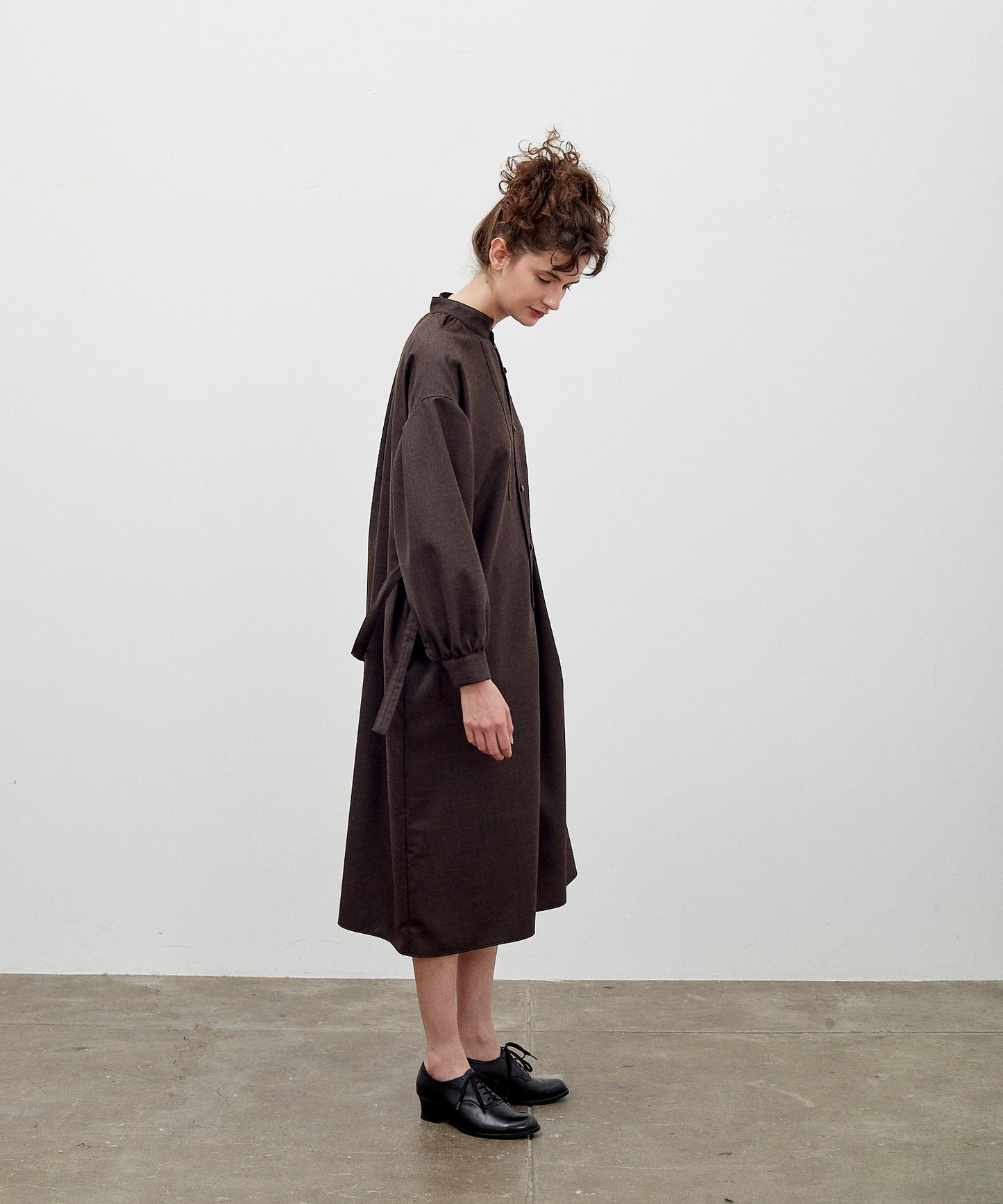 TUSCAN DRESS / WOOL SERGE