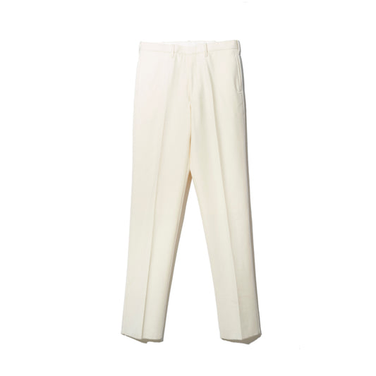 TRIM STEM PANTS / WOOL FLANNEL