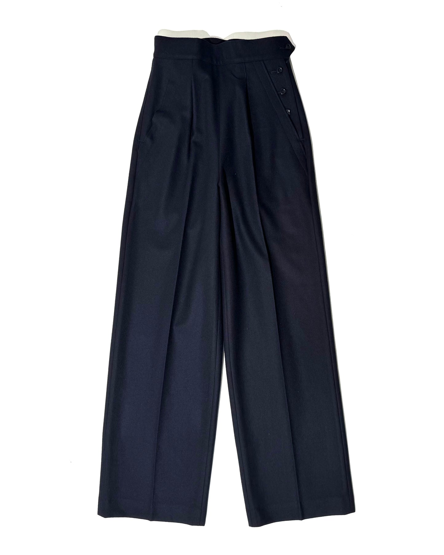 WAVES PANTS /  WOOL FLANNEL