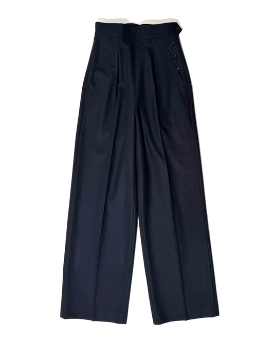 WAVES PANTS /  WOOL FLANNEL