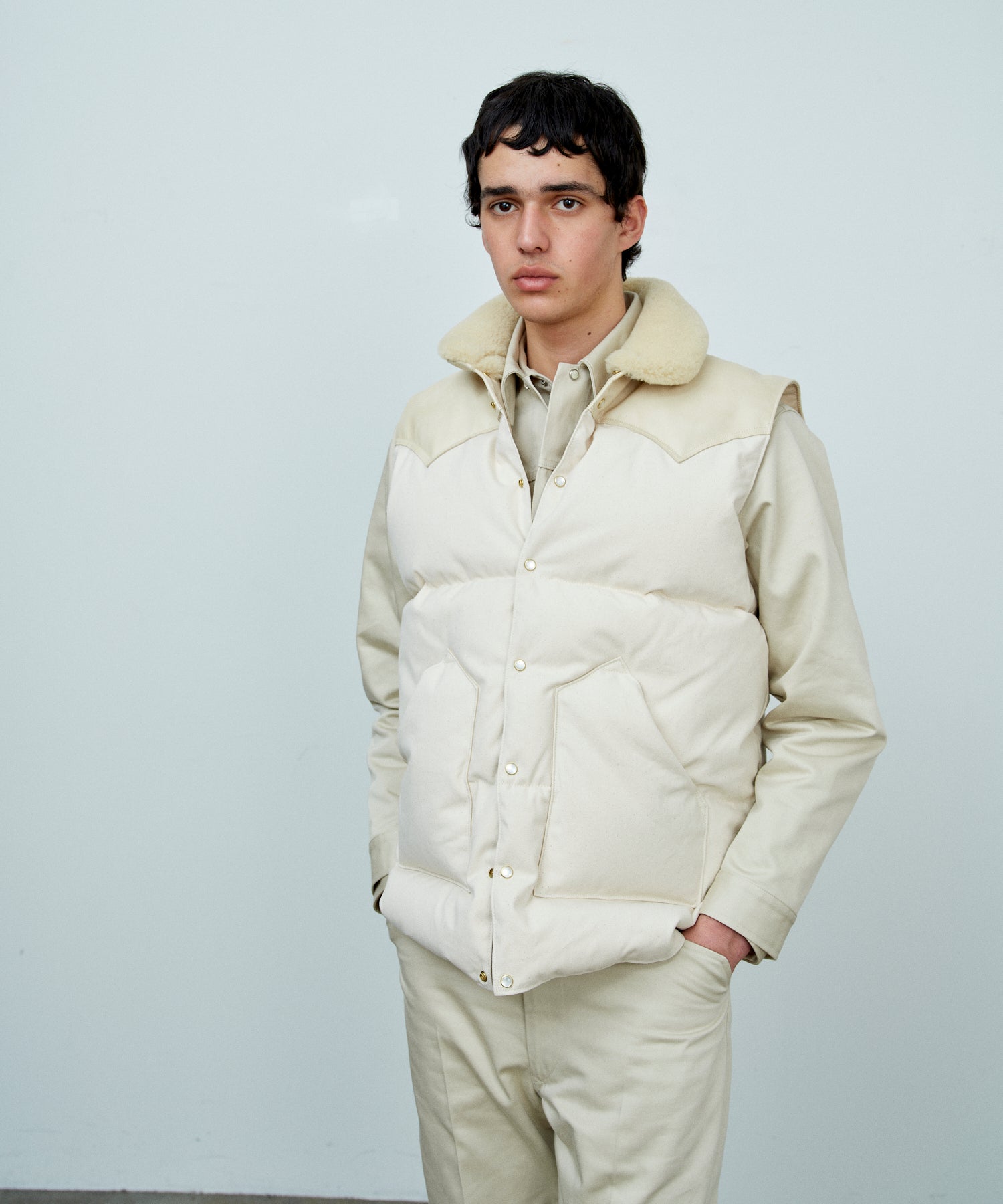 CHRISTY VEST DUCK for ANATOMICA – ANATOMICA OFFICIAL ONLINE STORE