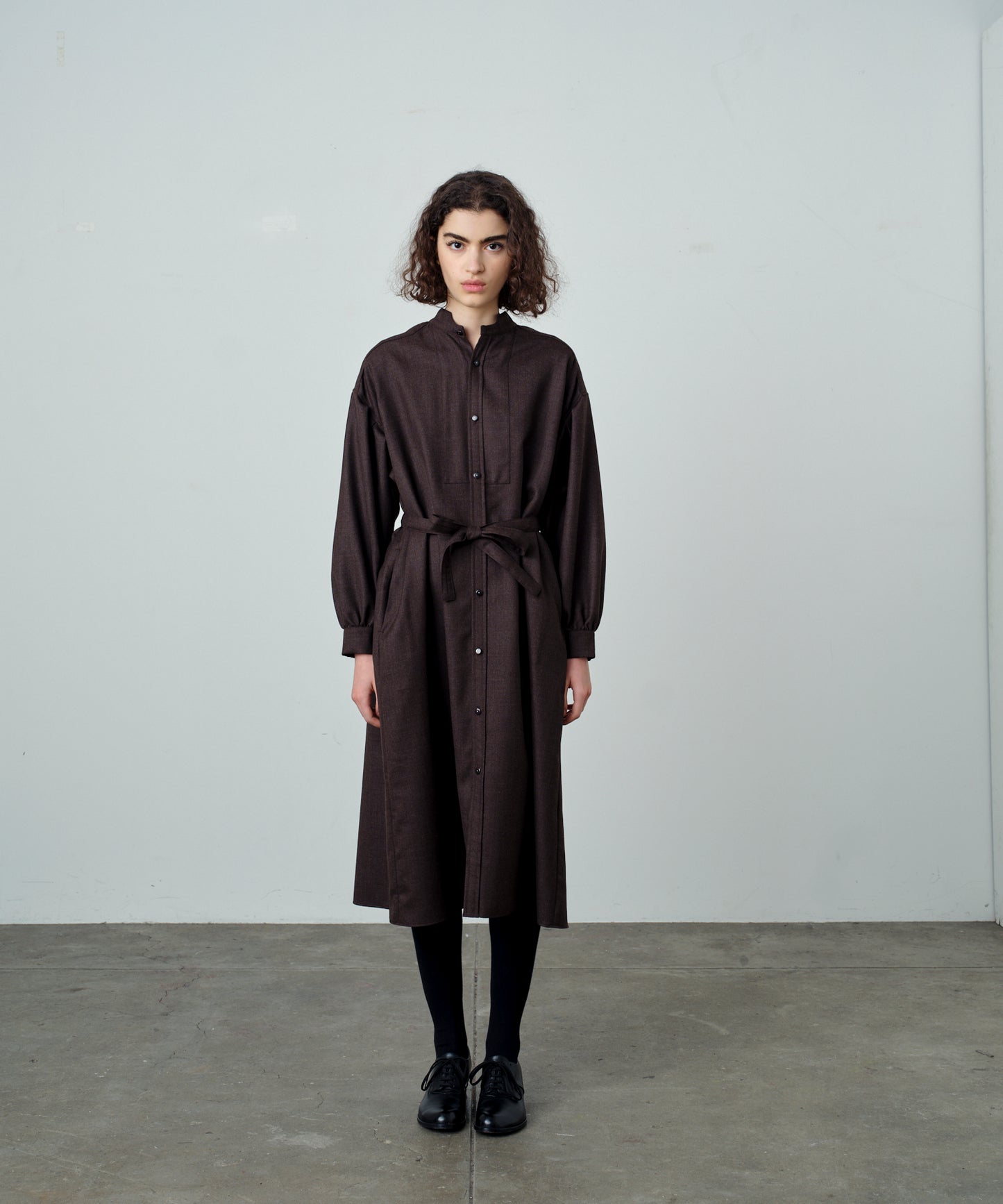 TUSCAN DRESS / WOOL SERGE
