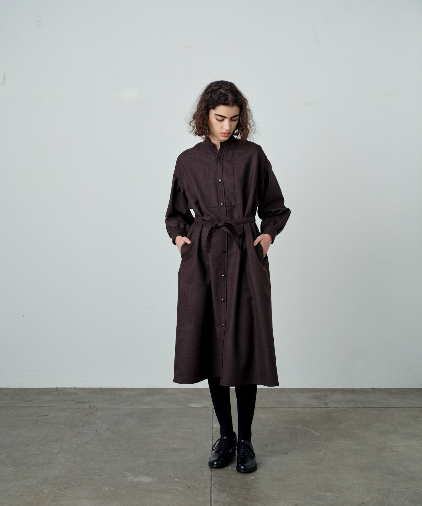 TUSCAN DRESS / WOOL SERGE