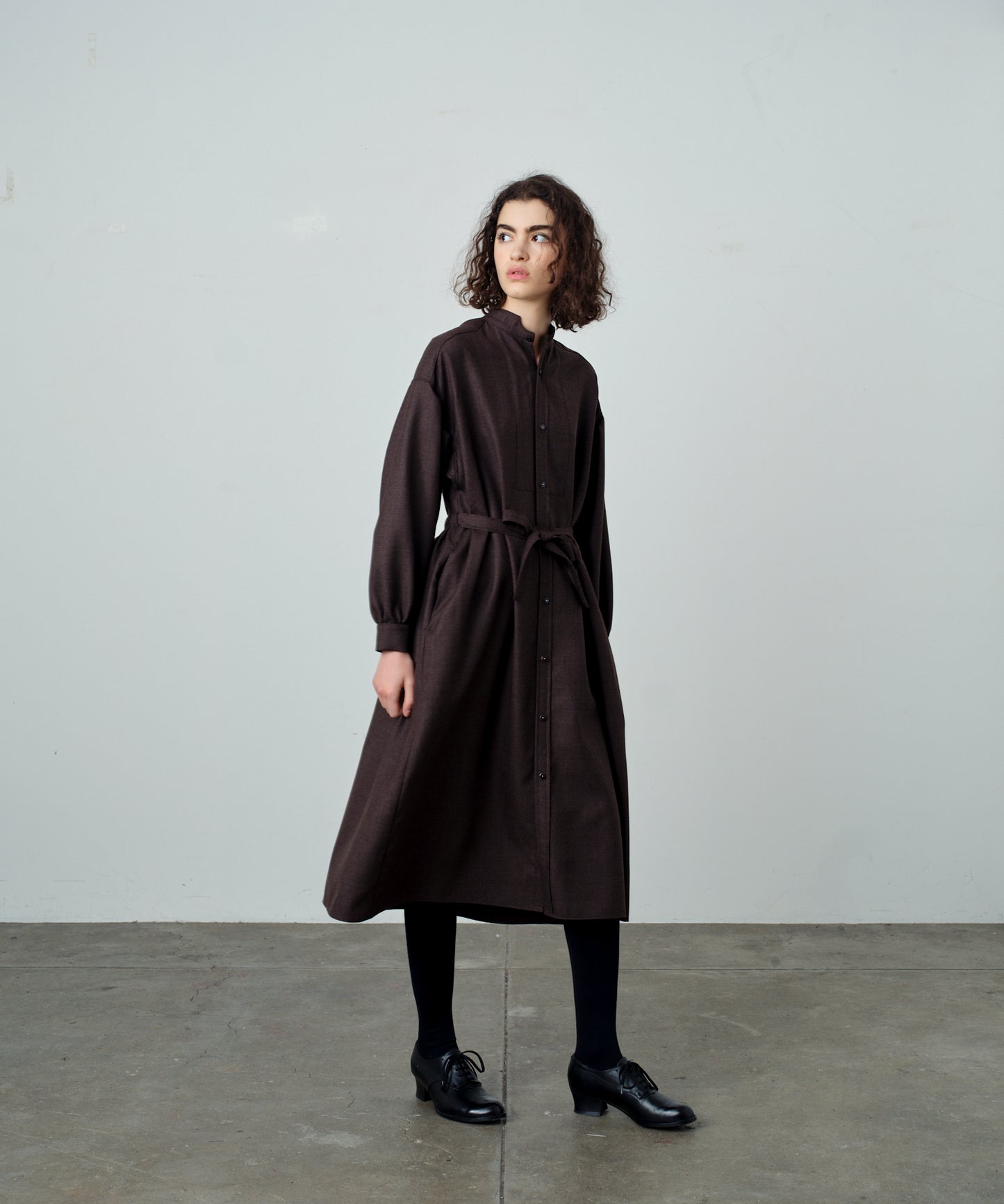 TUSCAN DRESS / WOOL SERGE