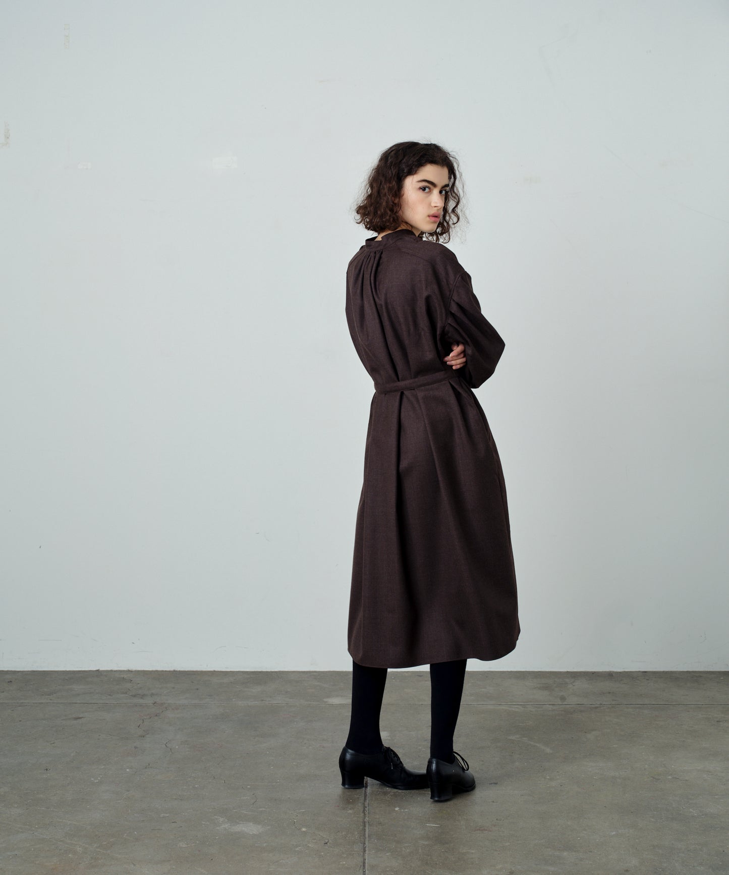 TUSCAN DRESS / WOOL SERGE