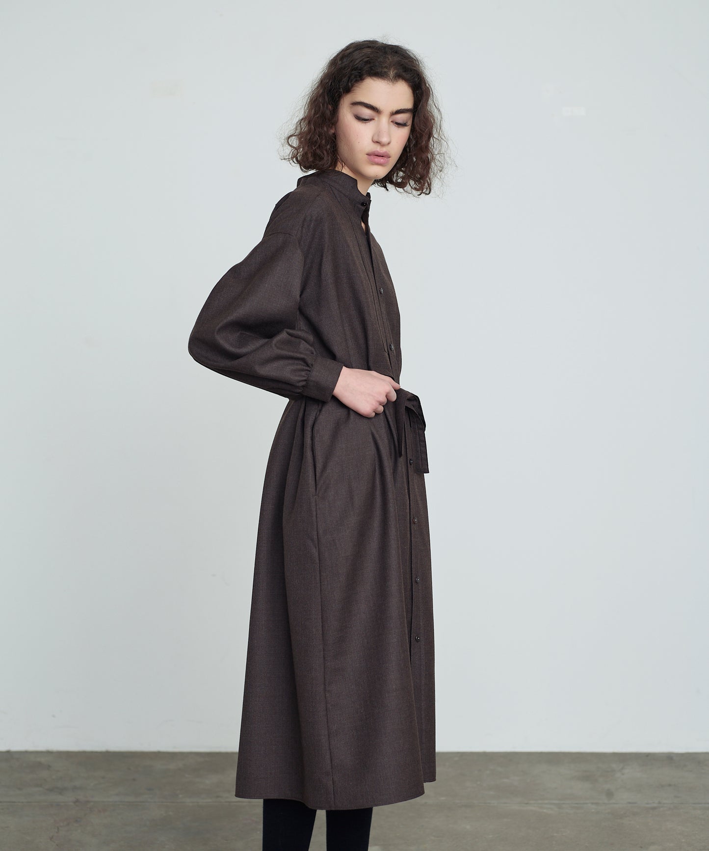 TUSCAN DRESS / WOOL SERGE