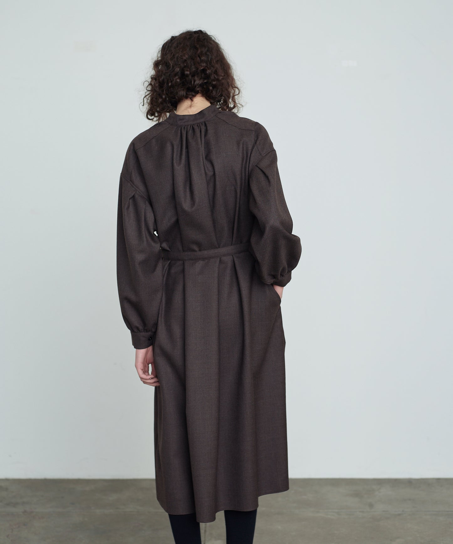 TUSCAN DRESS / WOOL SERGE