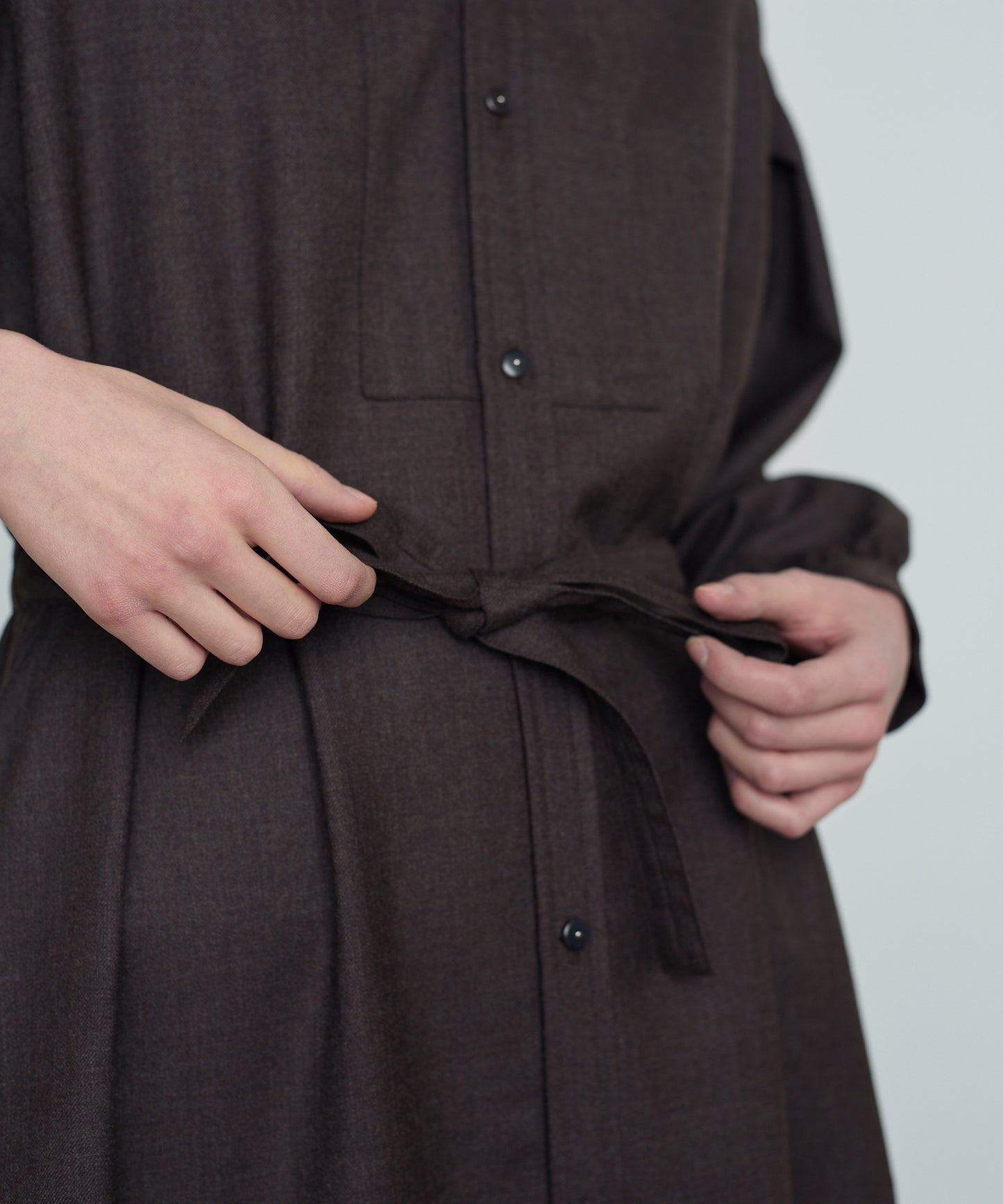 TUSCAN DRESS / WOOL SERGE