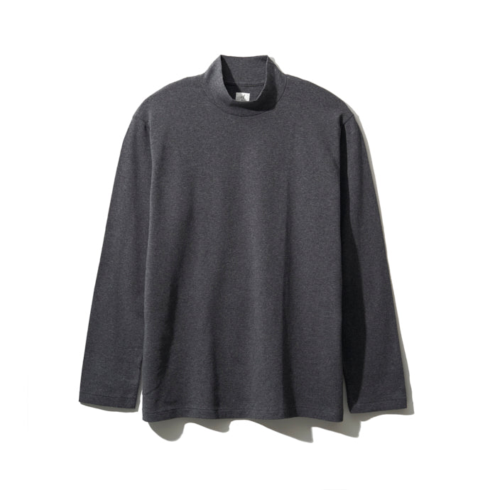 MOCK NECK TEE L/S