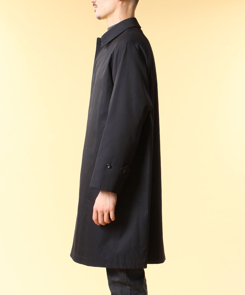 SINGLE RAGLAN COAT 1 / GABARDINE NAVY