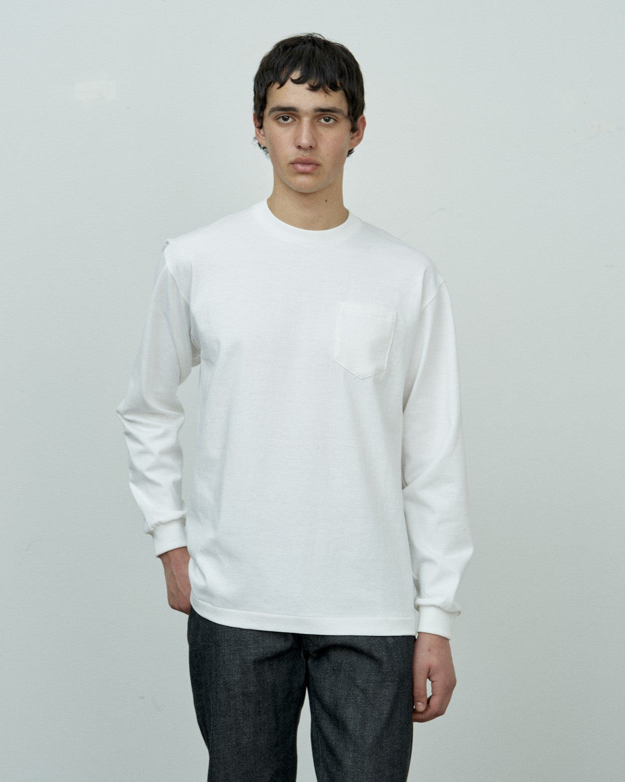 美品 日本製 アナトミカ ホワイト ポケット ロングスリーブ Tシャツ 38 M POCKET TEE L/S – ANATOMICA OFFICIAL ONLINE STORE