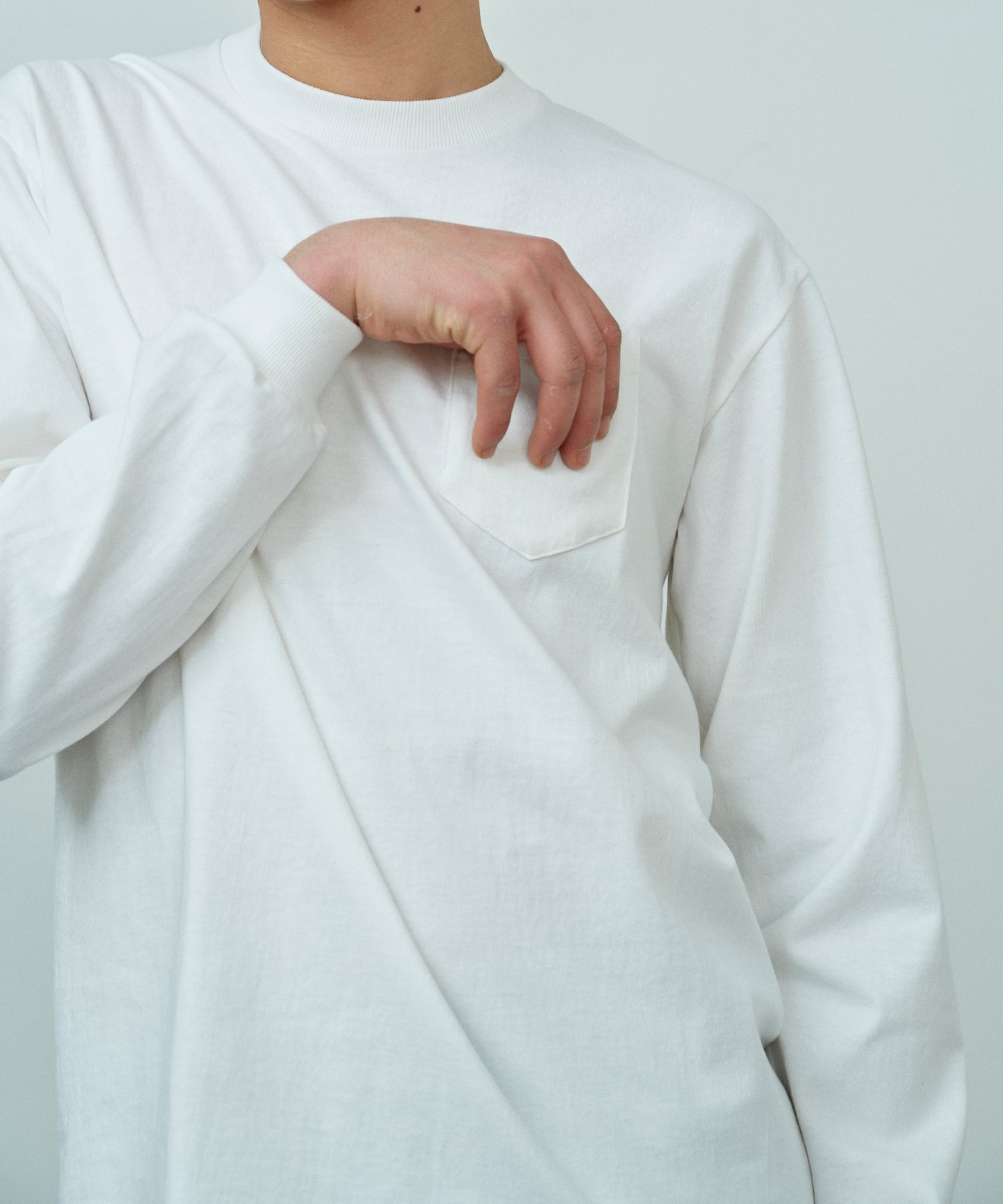 美品 日本製 アナトミカ ホワイト ポケット ロングスリーブ Tシャツ 38 M POCKET TEE L/S – ANATOMICA OFFICIAL ONLINE STORE