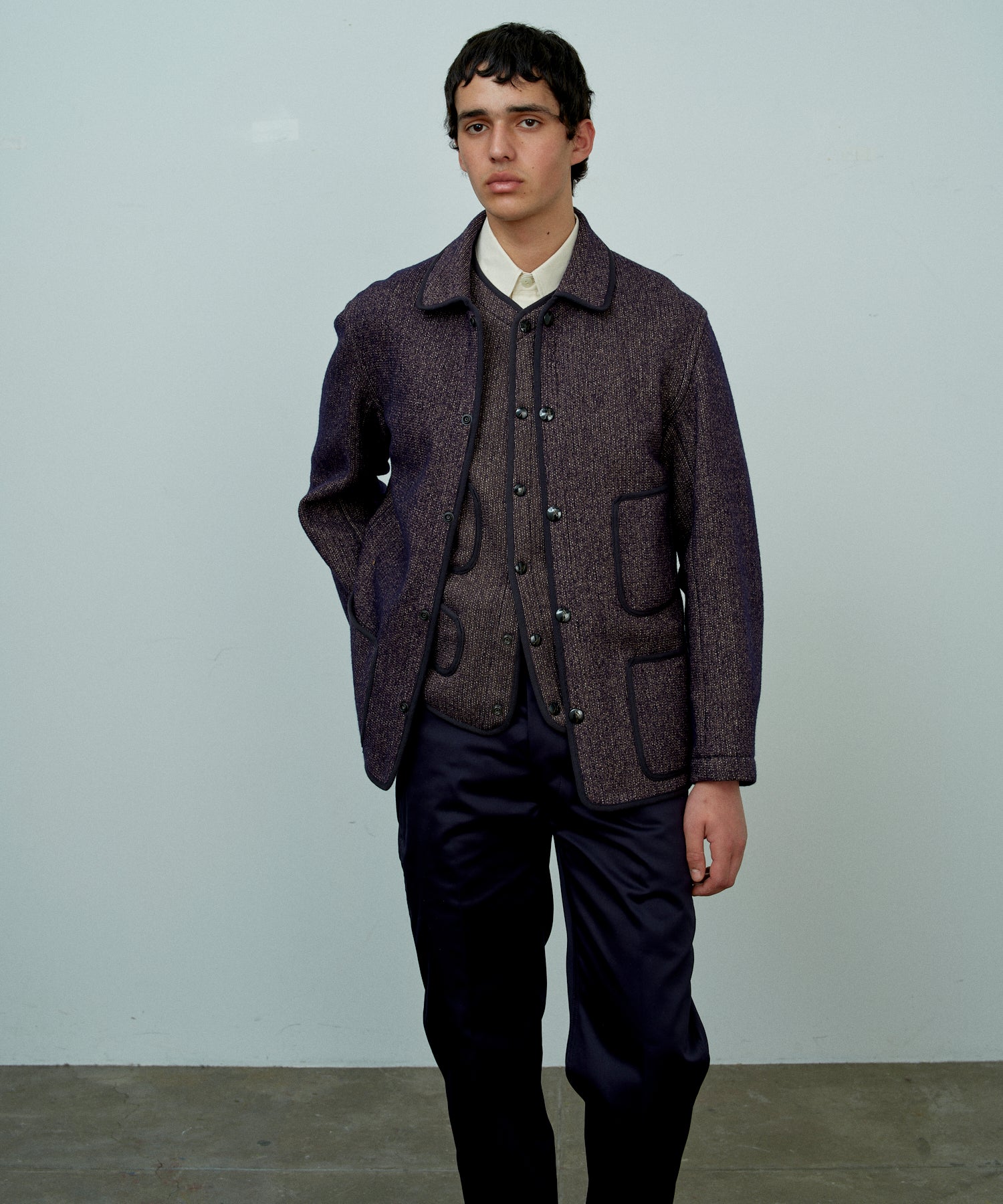 ANATOMICA ごま塩　ジャケット NAVY BEACH CLOTH | ANATOMICA SAPPORO アナトミカ札幌