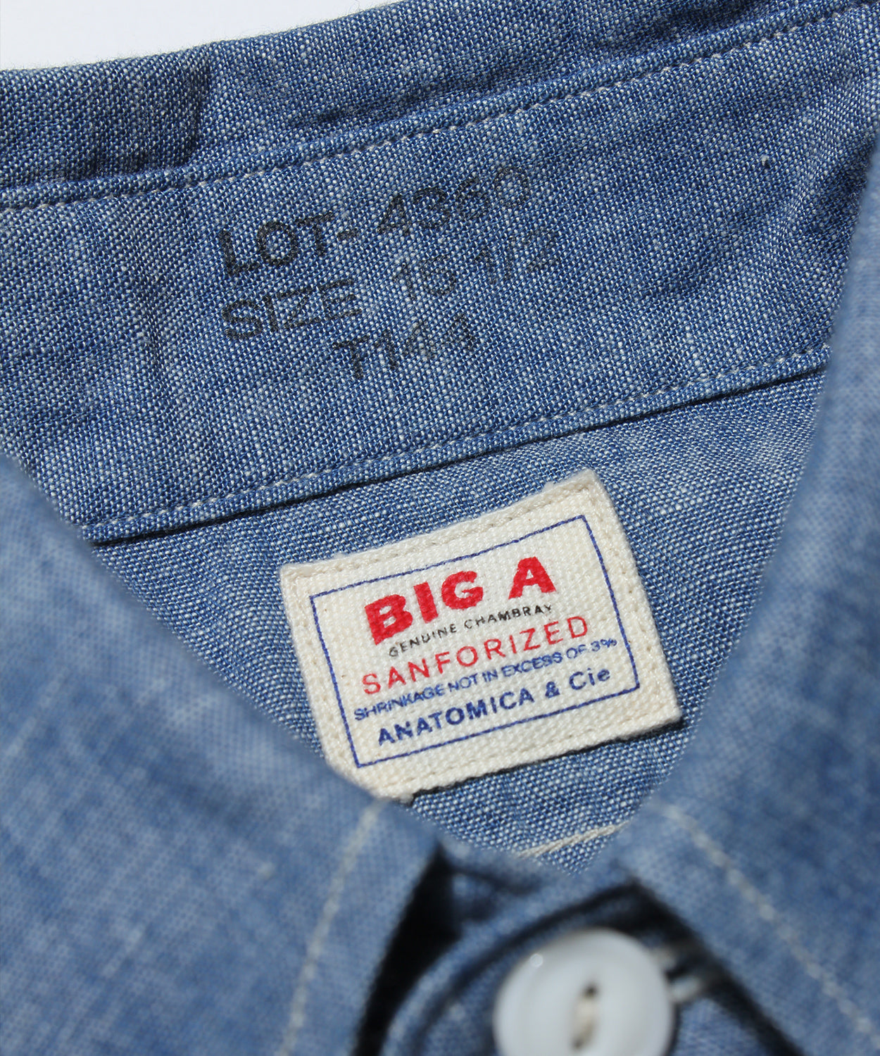 BIG A SHIRT CHAMBRAY