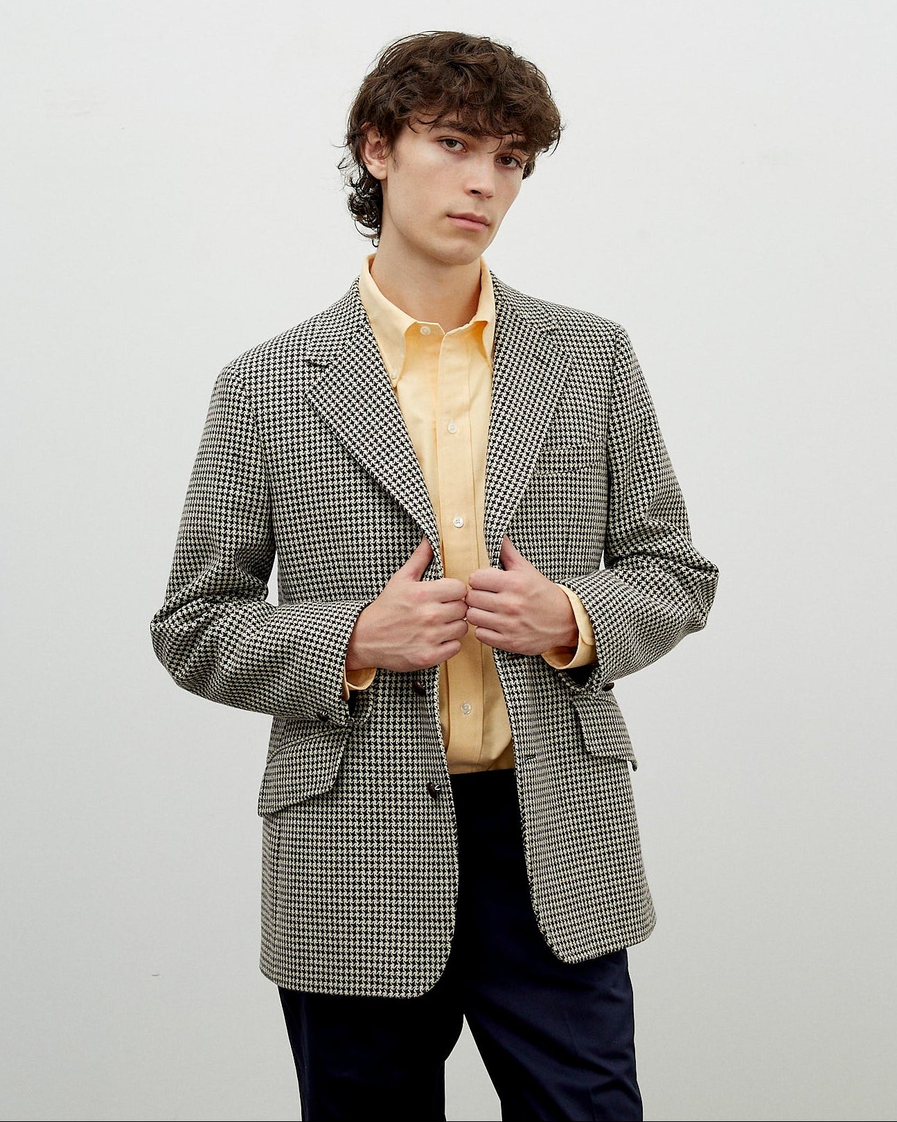 DUNN JACKET HOUNDSTOOTH / IVORY – ANATOMICA OFFICIAL ONLINE STORE