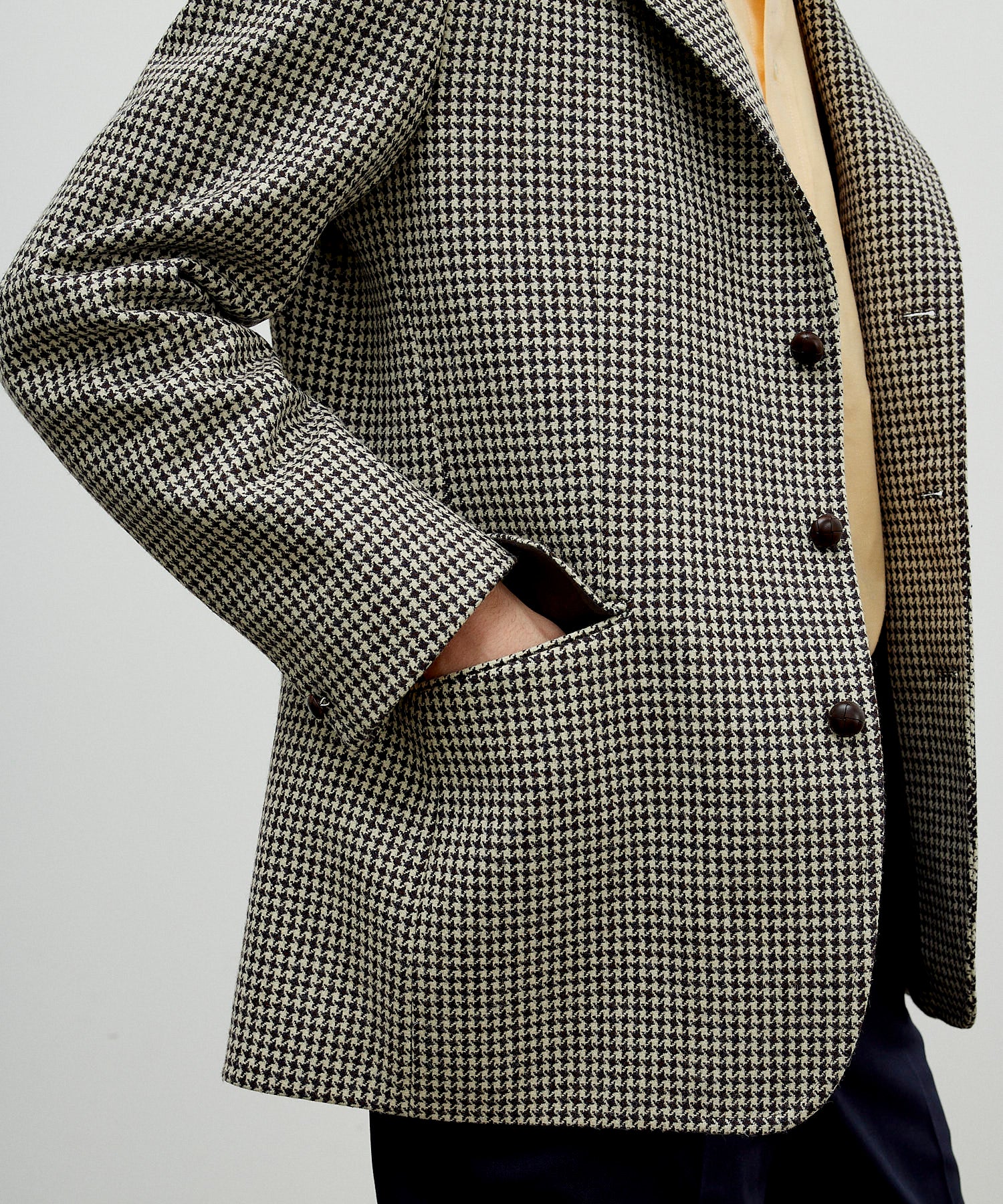 DUNN JACKET HOUNDSTOOTH / IVORY – ANATOMICA OFFICIAL ONLINE STORE
