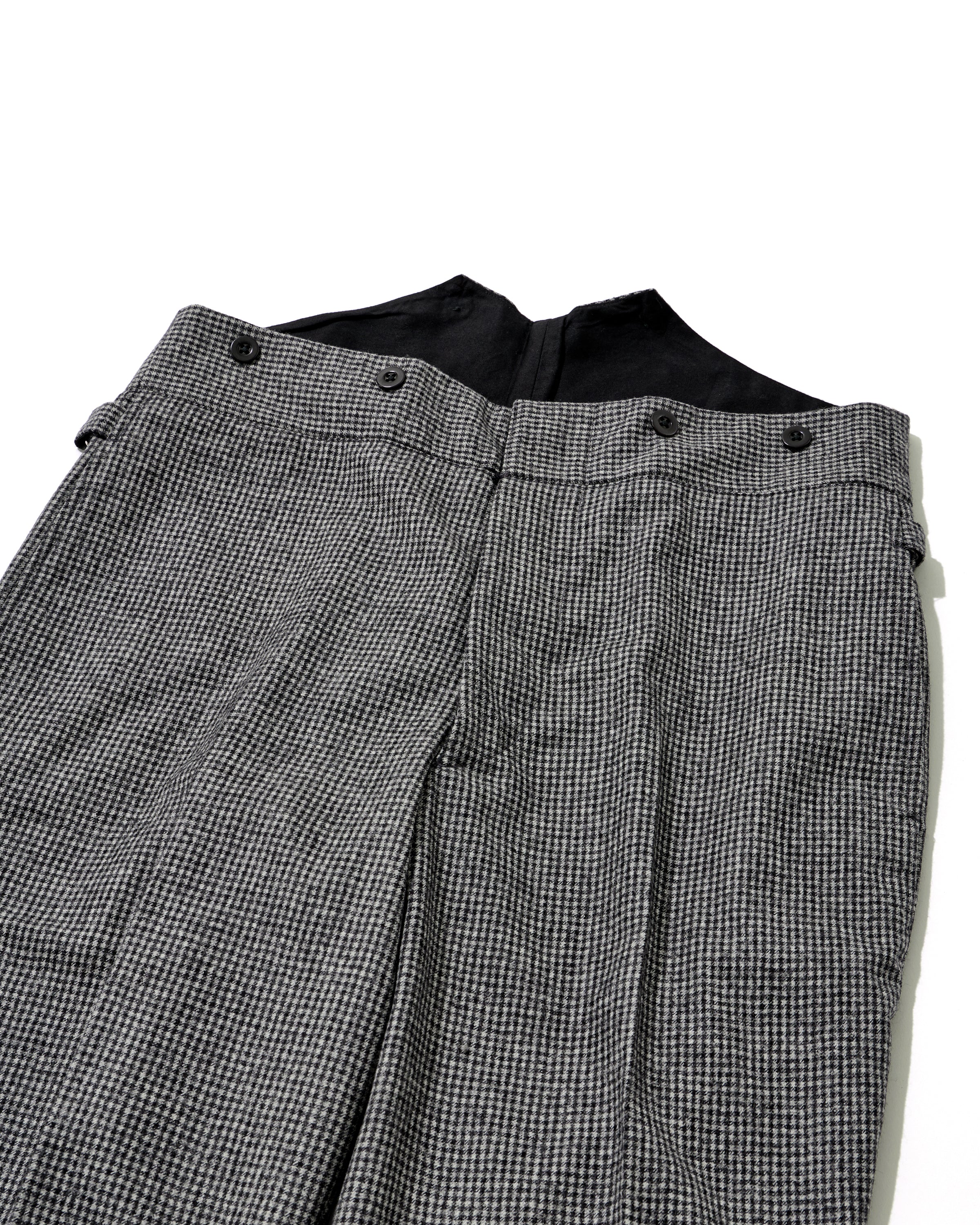 TANGO PANTS / LIGHT FLANNEL GREY CHECK – ANATOMICA OFFICIAL ONLINE