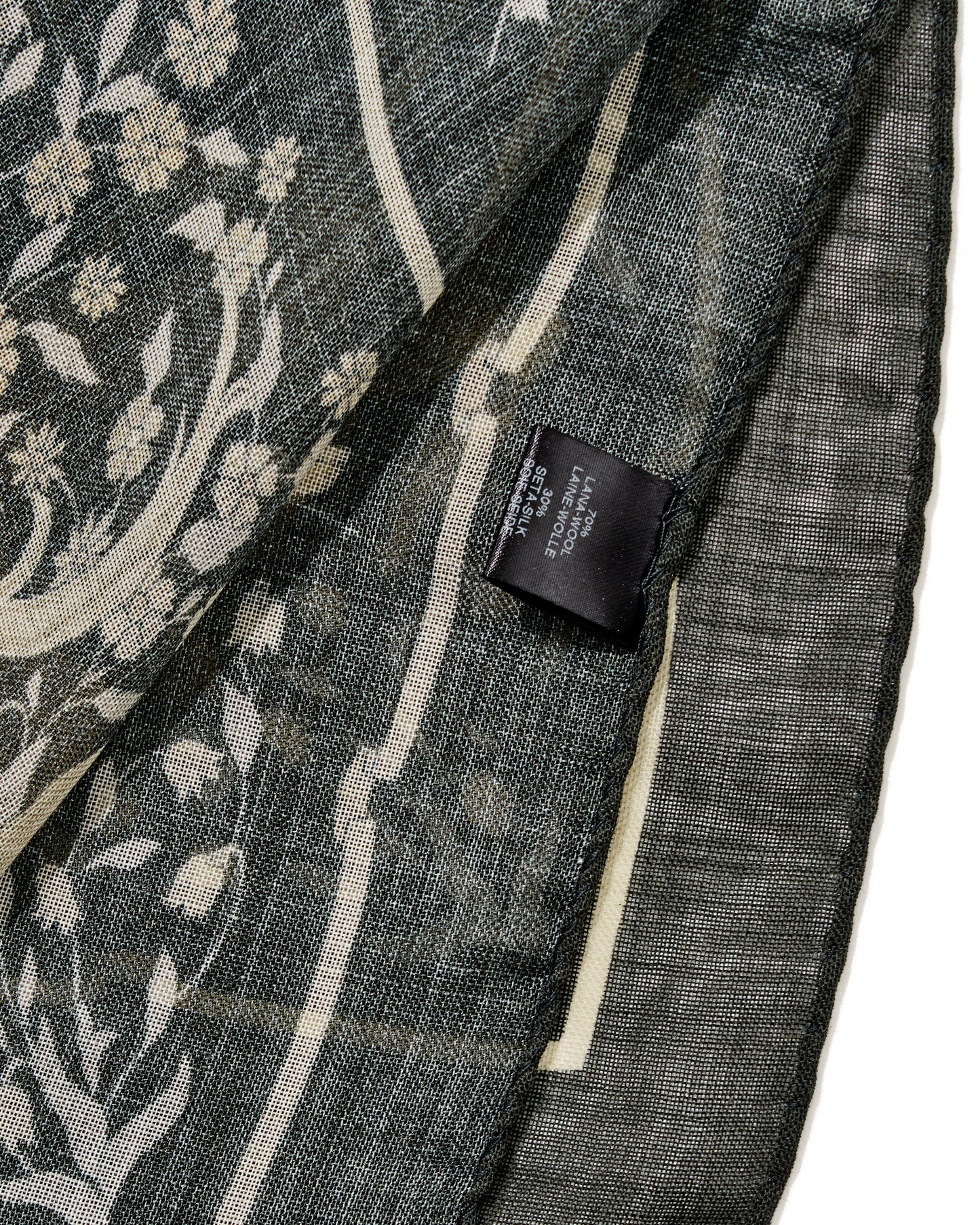 UNICORN SCARF SQUARE / BLACK