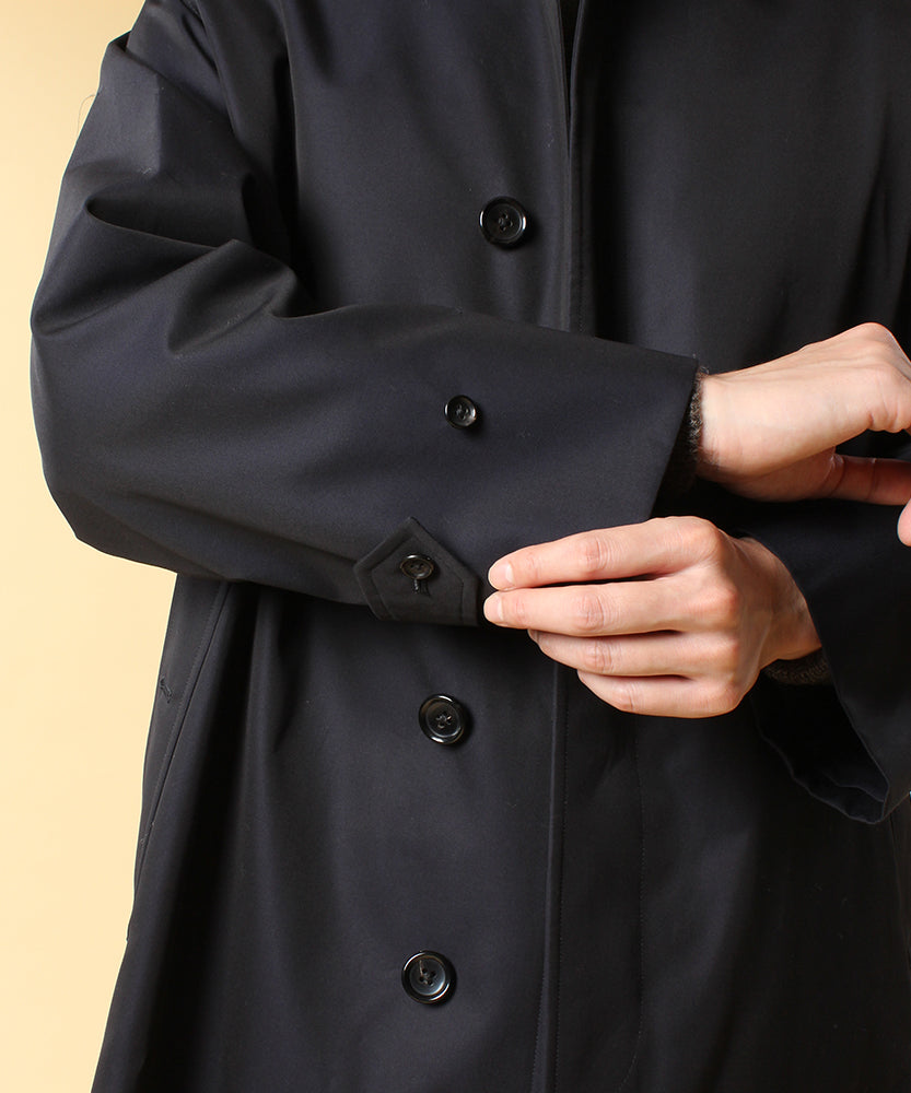 SINGLE RAGLAN COAT 1 / GABARDINE NAVY