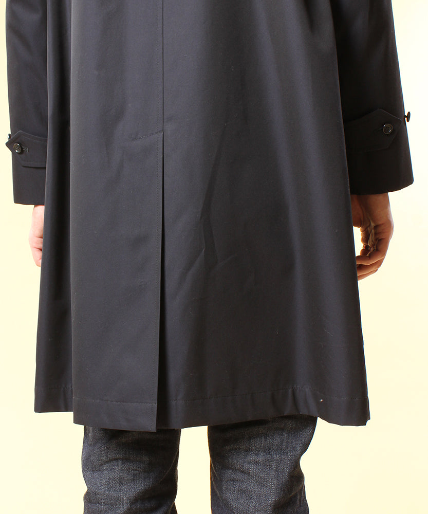 SINGLE RAGLAN COAT 1 / GABARDINE NAVY