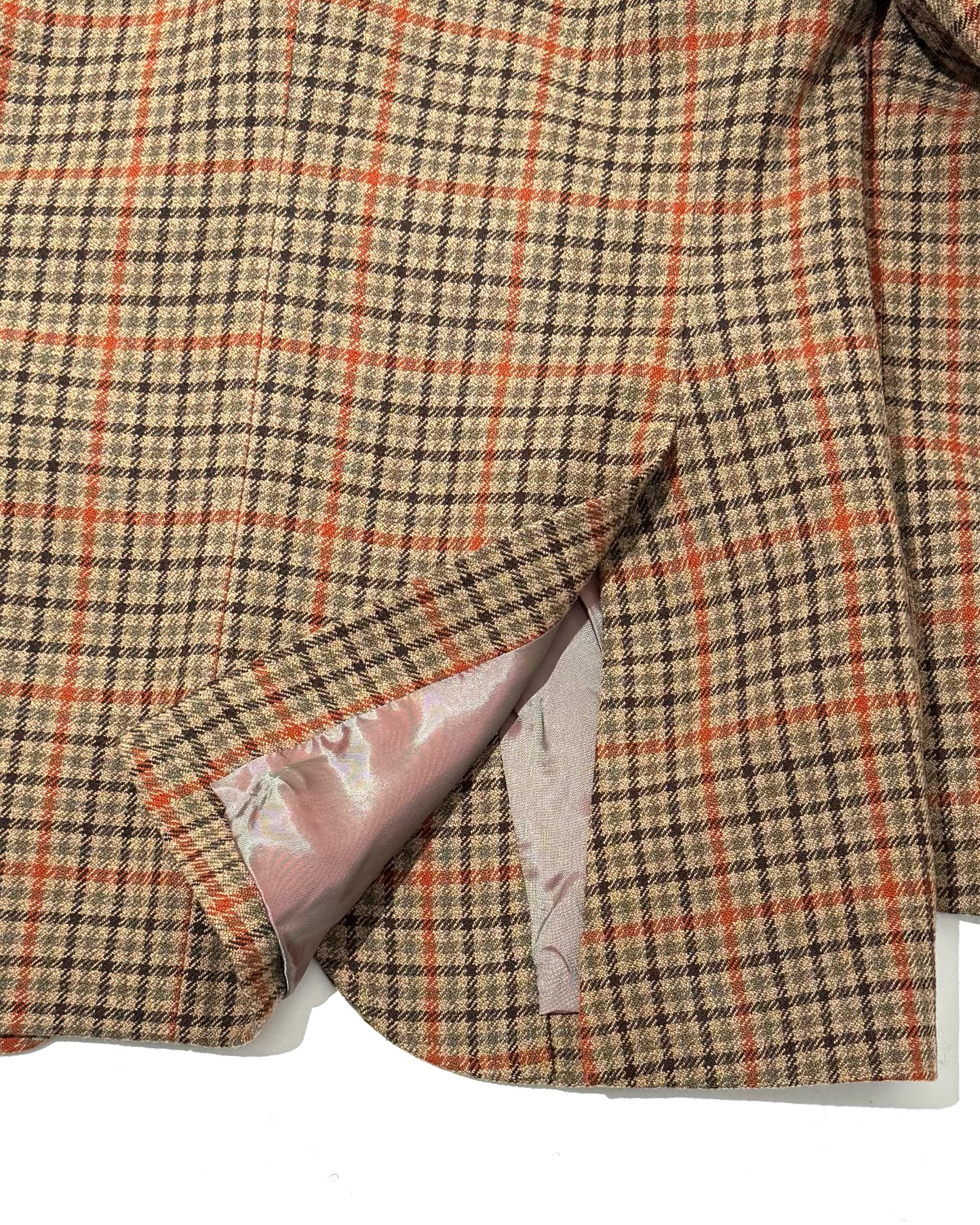 GILLES ALSPORT TWEED ORANGE CHECK