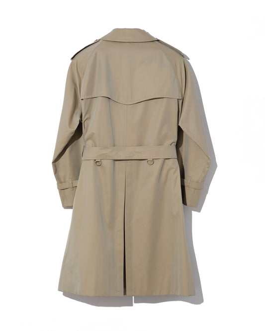 TRENCH COAT / COTTON GABARDINE BEIGE