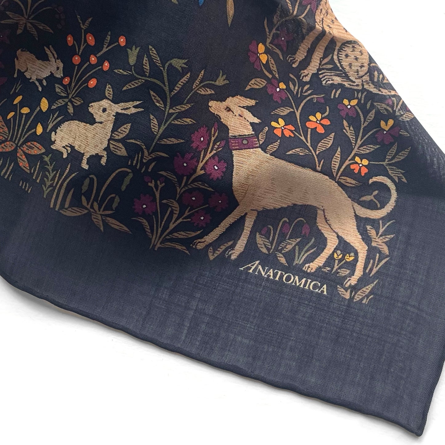 ANATOMICA by DRAKE'S SCARF UNICORN / BLACK