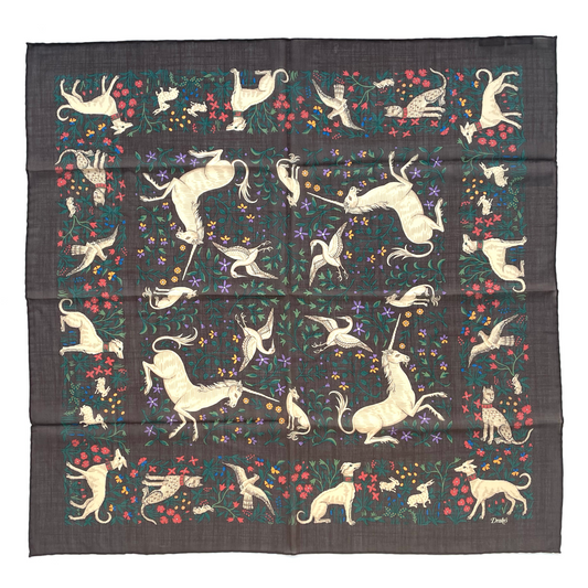 ANATOMICA by DRAKE'S SCARF UNICORN / BROWN