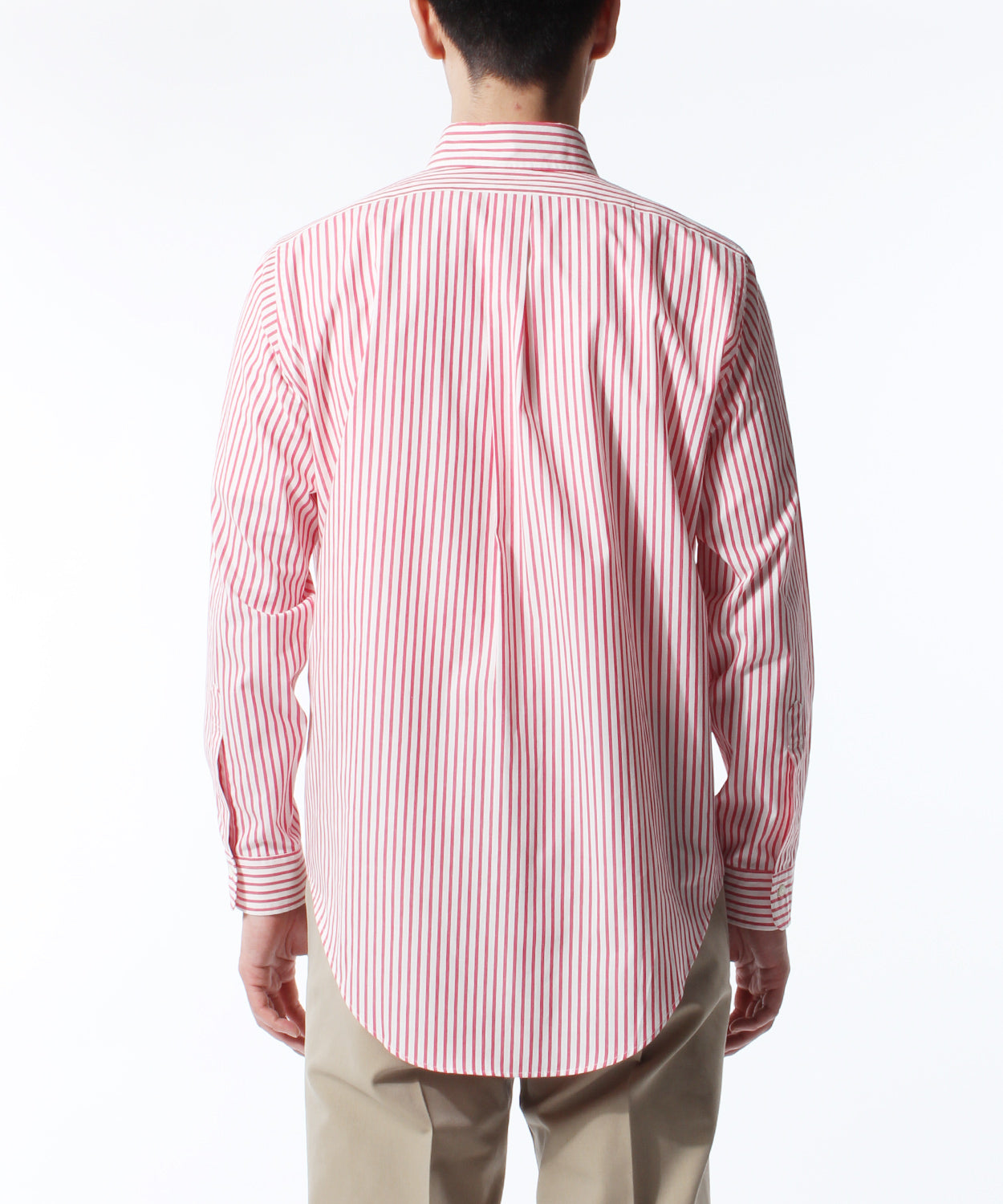 BD SHIRT / CANDY STRIPE PINK