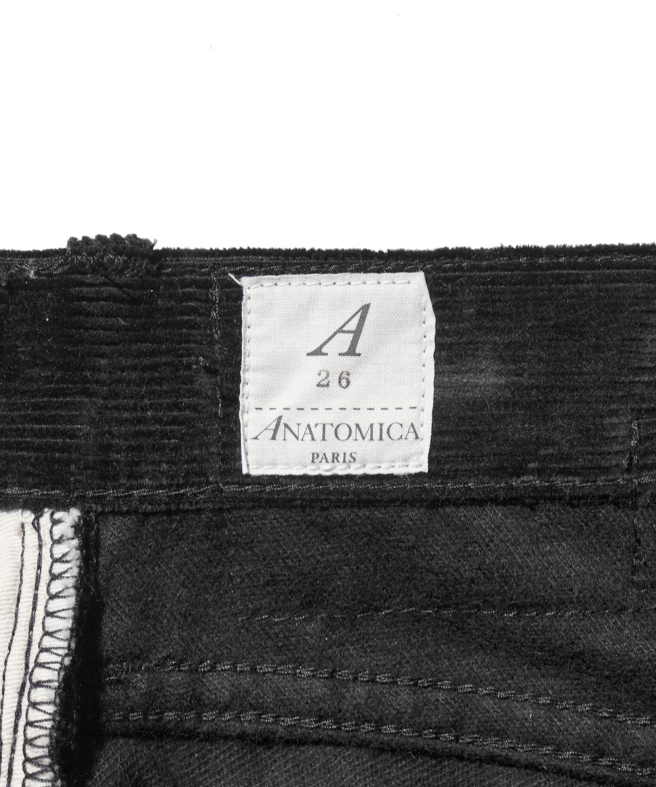 314 JAYNE ZERO / CORDUROY BLACK – ANATOMICA OFFICIAL ONLINE STORE